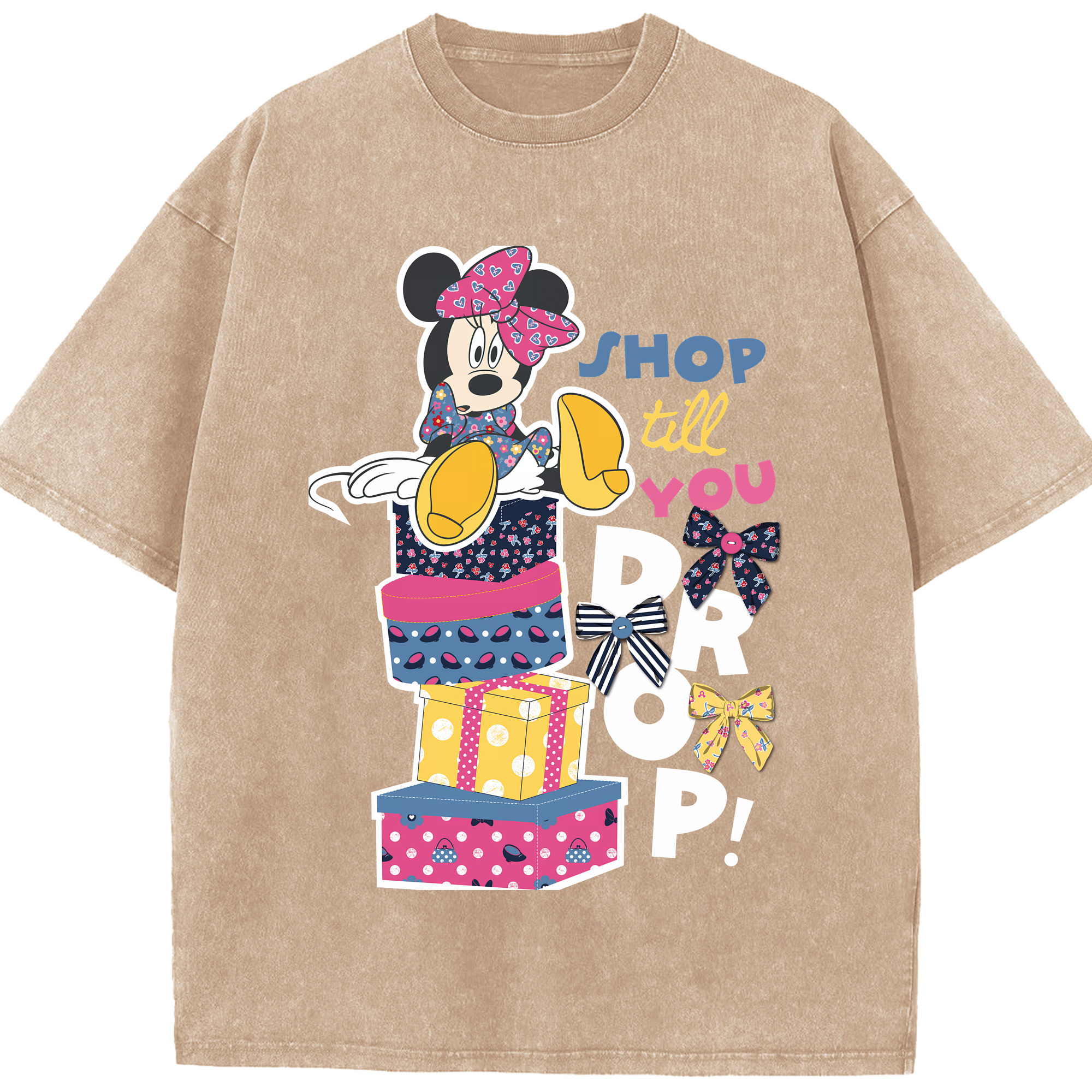 （画像用） ミッキーマウス Mickey Mouse 綿100% ヴィンテージ風 半袖Tシャツ（フロントプリント）