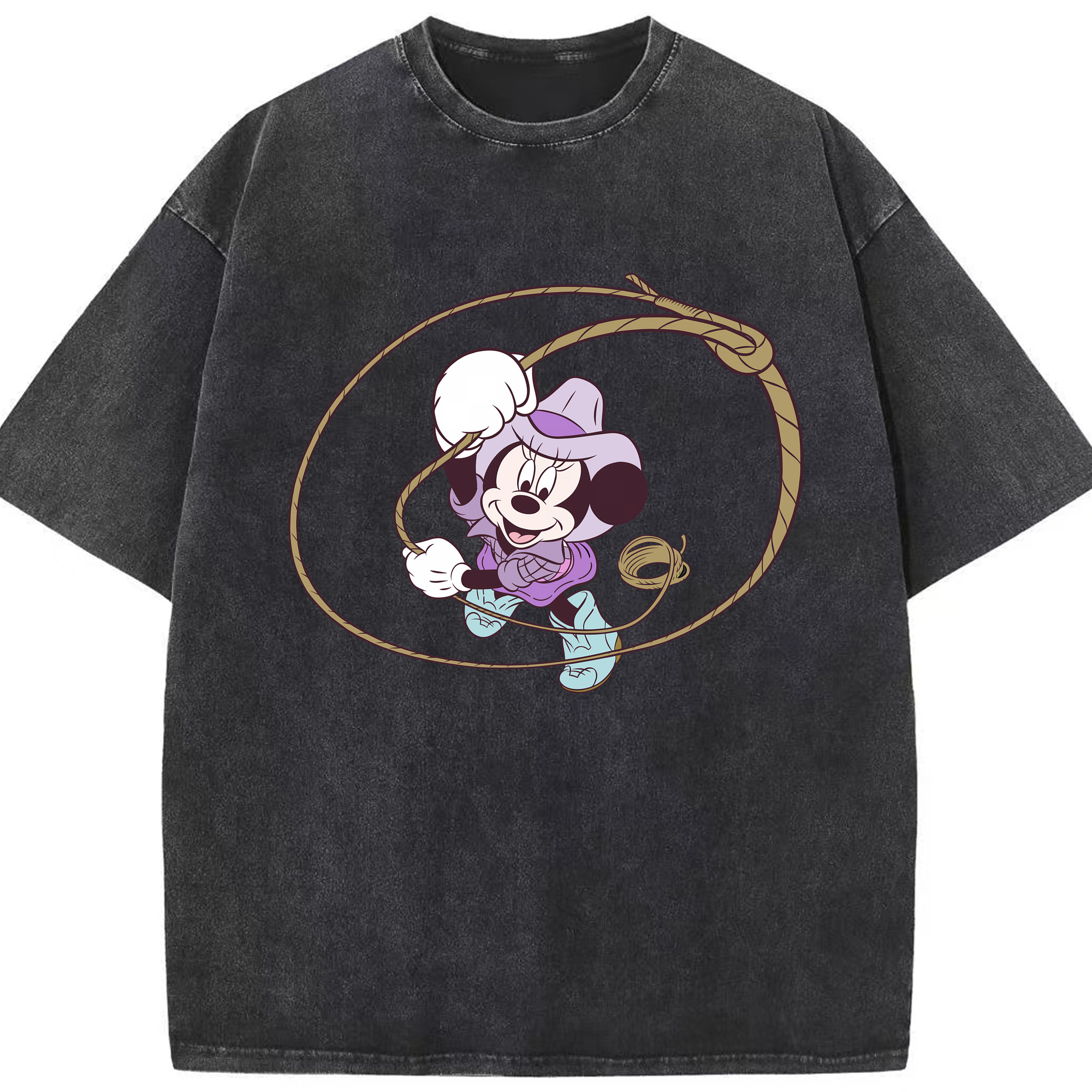 （画像用） ミッキーマウス Mickey Mouse 綿100% ヴィンテージ風 半袖Tシャツ（フロントプリント）