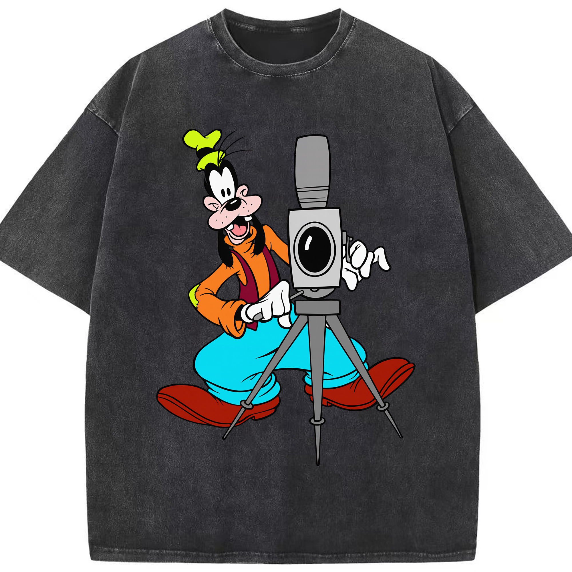 （画像用） ミッキーマウス Mickey Mouse 綿100% ヴィンテージ風 半袖Tシャツ（フロントプリント）