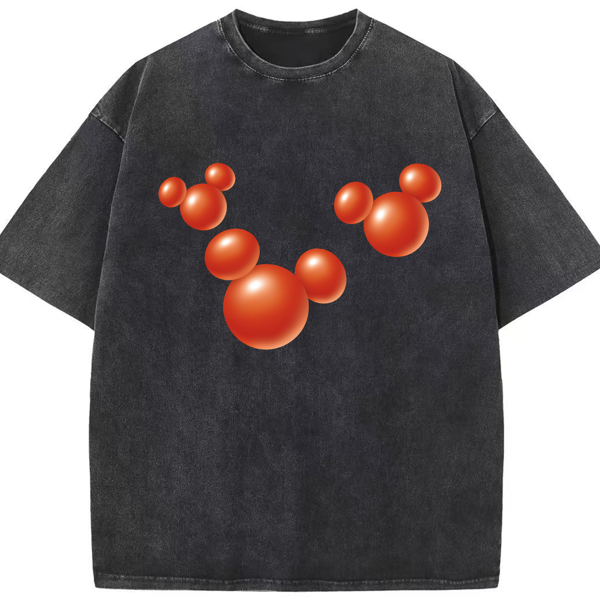 （画像用） ミッキーマウス Mickey Mouse 綿100% ヴィンテージ風 半袖Tシャツ（フロントプリント）