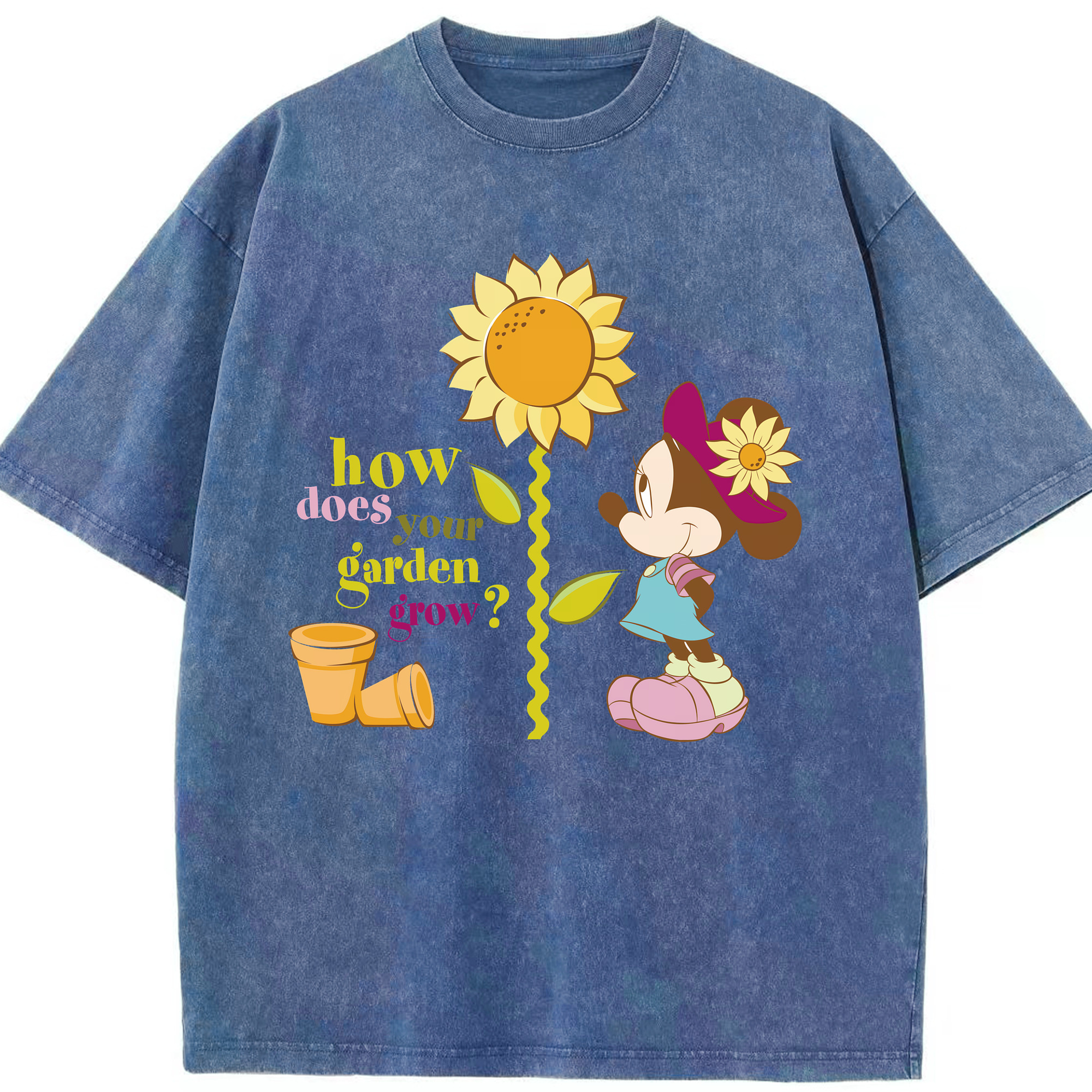 （画像用） ミッキーマウス Mickey Mouse 綿100% ヴィンテージ風 半袖Tシャツ（フロントプリント）