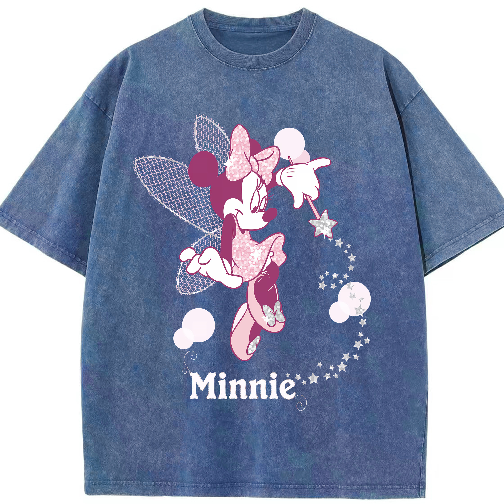 （画像用） ミッキーマウス Mickey Mouse 綿100% ヴィンテージ風 半袖Tシャツ（フロントプリント）