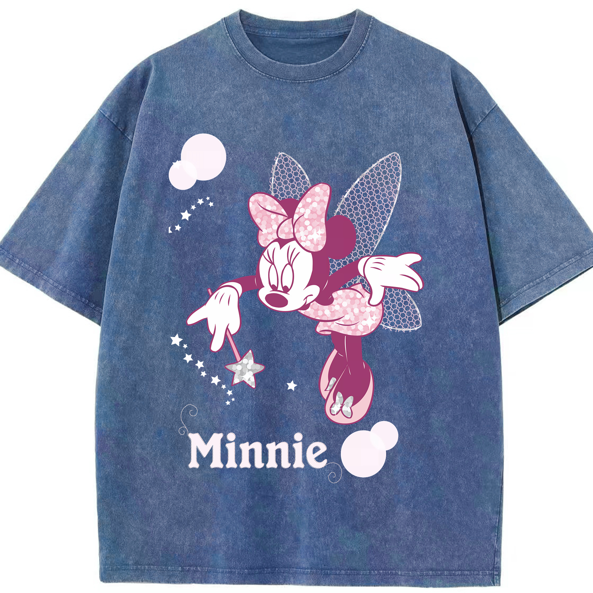 （画像用） ミッキーマウス Mickey Mouse 綿100% ヴィンテージ風 半袖Tシャツ（フロントプリント）