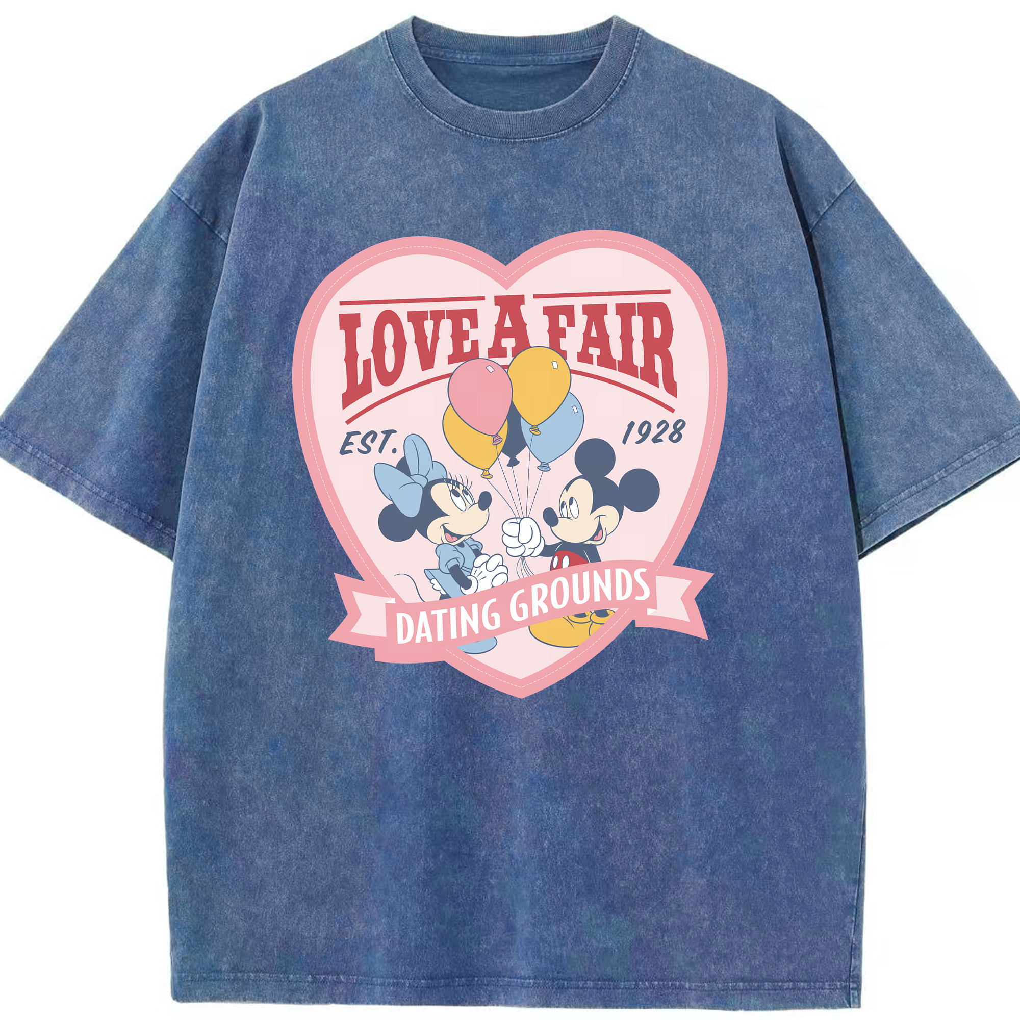 （画像用） ミッキーマウス Mickey Mouse 綿100% ヴィンテージ風 半袖Tシャツ（フロントプリント）