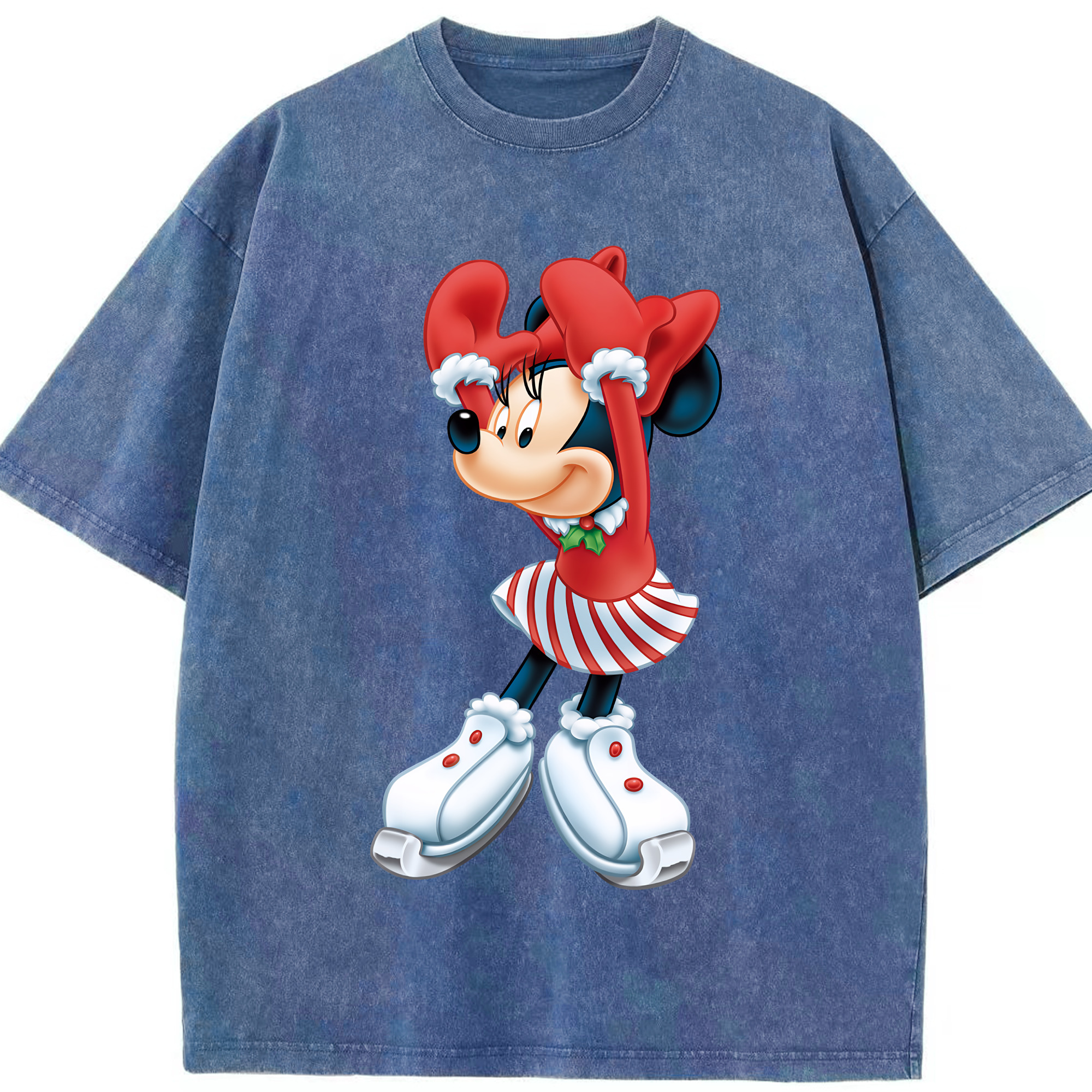 （画像用） ミッキーマウス Mickey Mouse 綿100% ヴィンテージ風 半袖Tシャツ（フロントプリント）