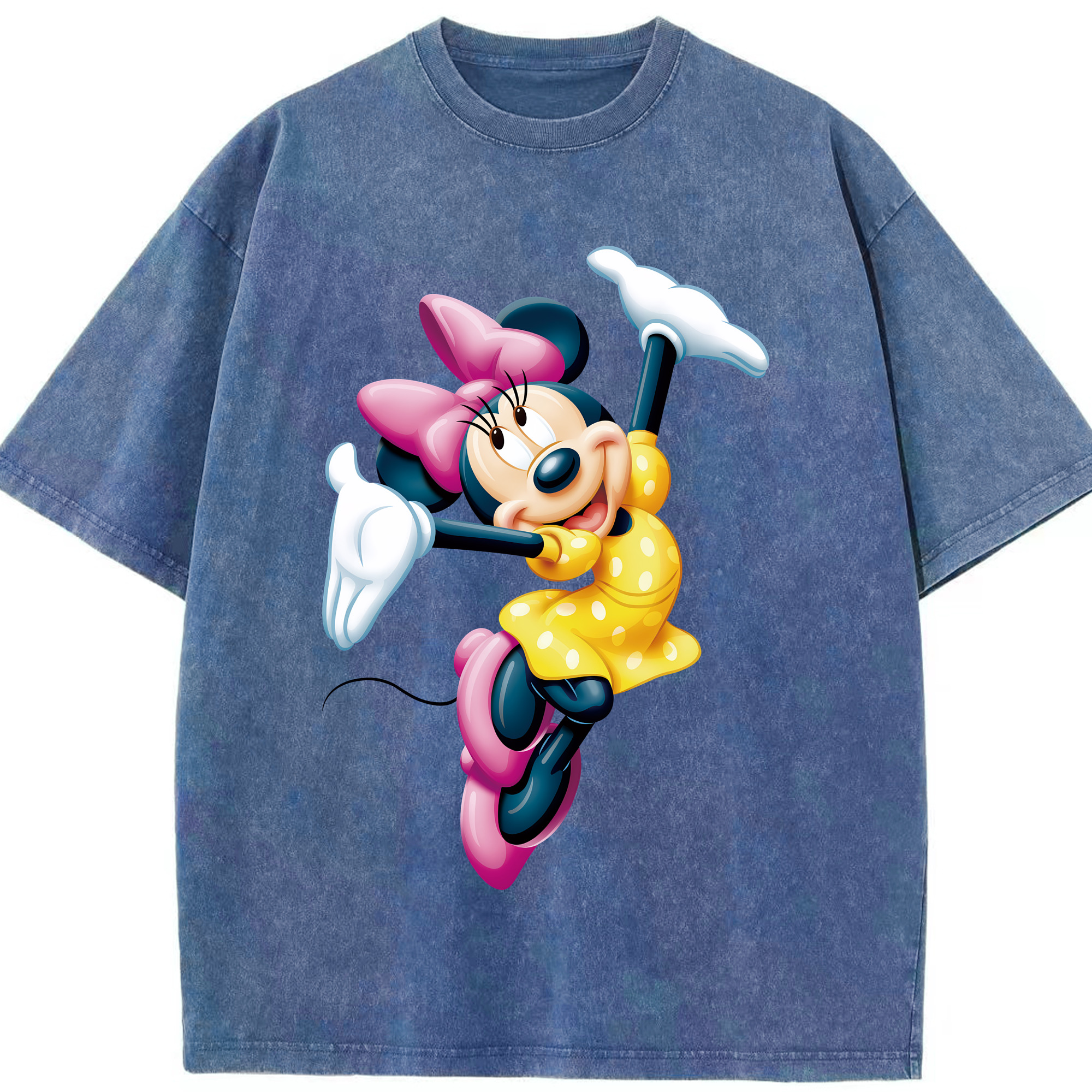 （画像用） ミッキーマウス Mickey Mouse 綿100% ヴィンテージ風 半袖Tシャツ（フロントプリント）