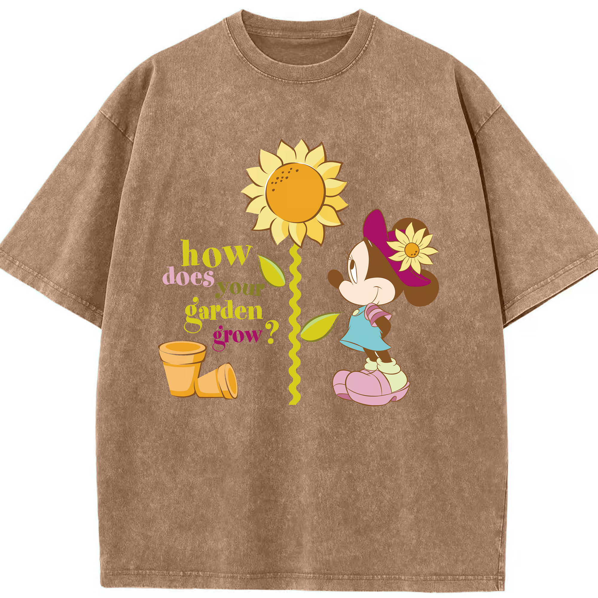 （画像用） ミッキーマウス Mickey Mouse 綿100% ヴィンテージ風 半袖Tシャツ（フロントプリント）