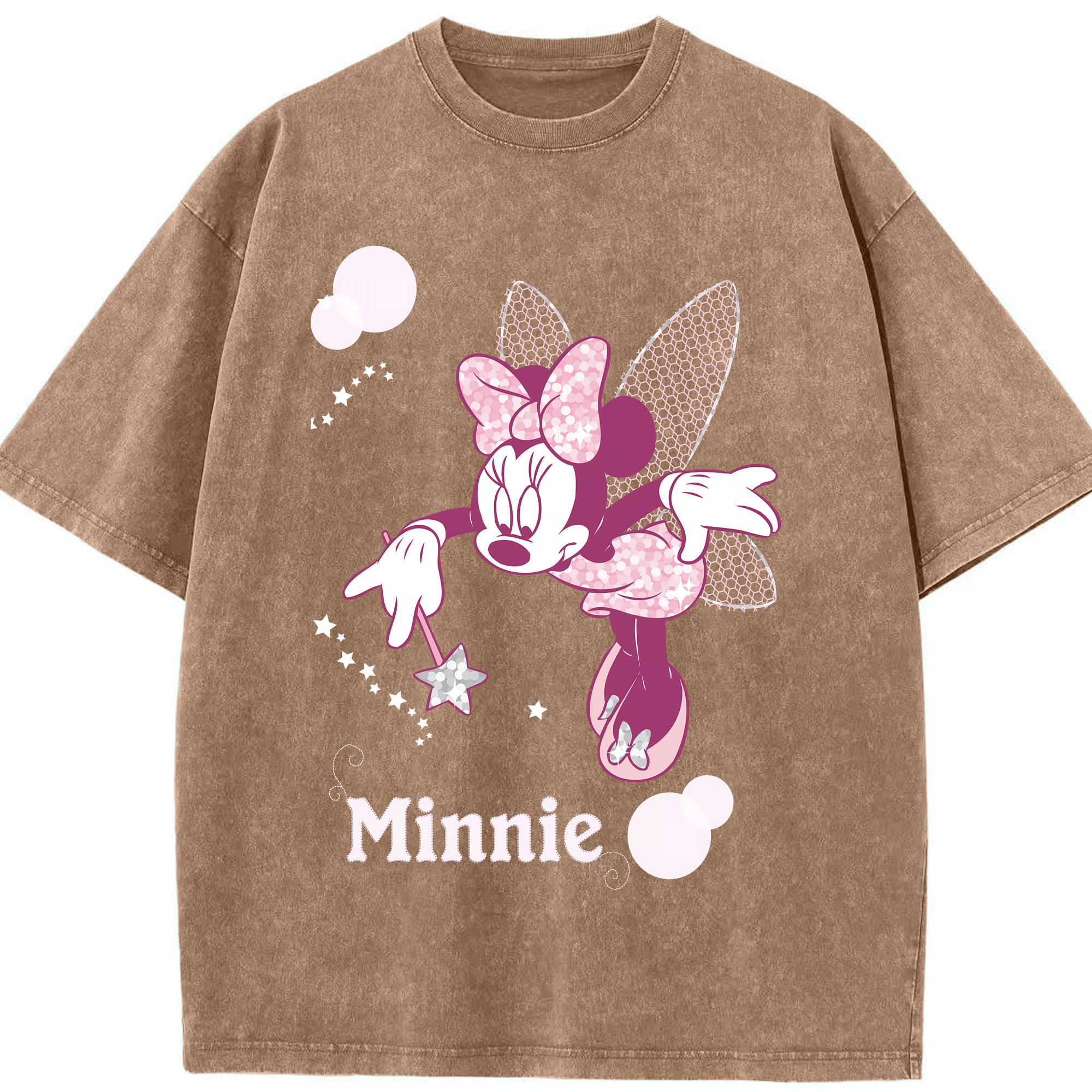 （画像用） ミッキーマウス Mickey Mouse 綿100% ヴィンテージ風 半袖Tシャツ（フロントプリント）