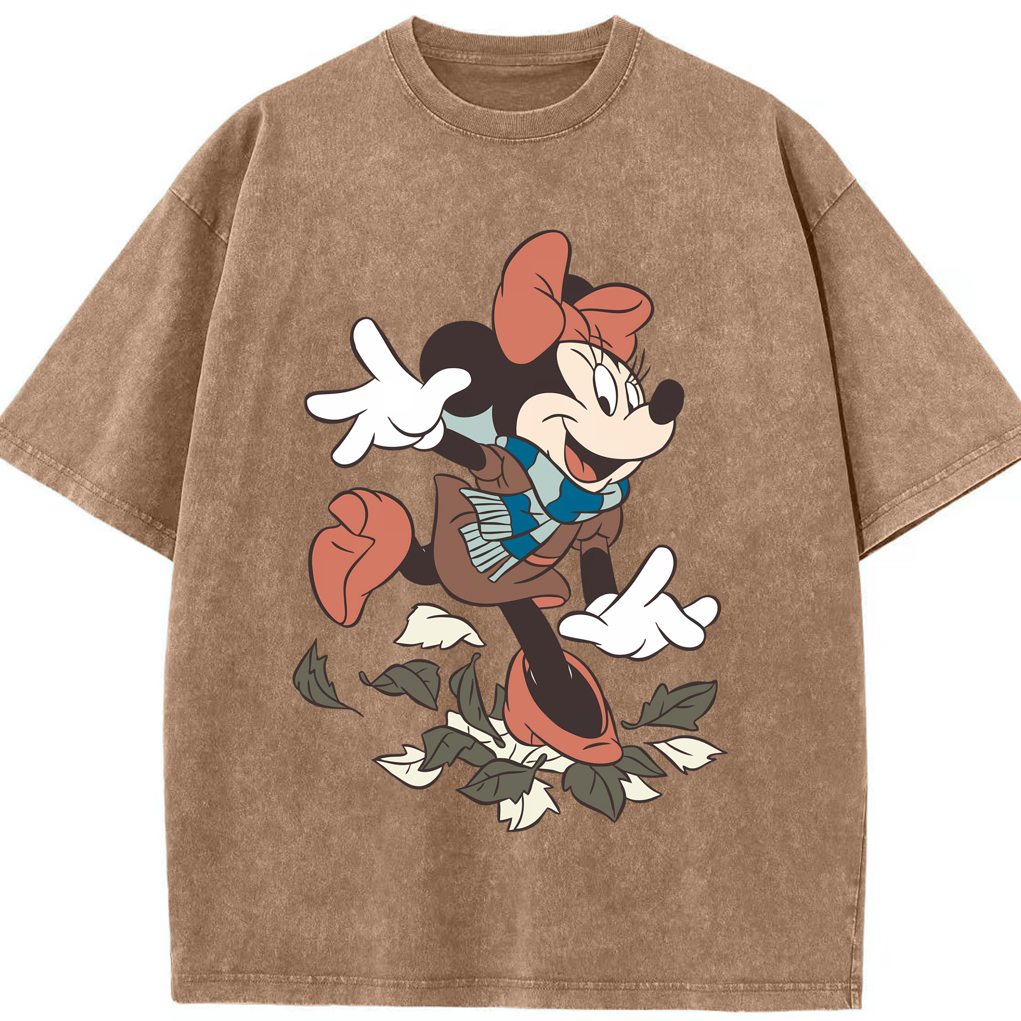 （画像用） ミッキーマウス Mickey Mouse 綿100% ヴィンテージ風 半袖Tシャツ（フロントプリント）