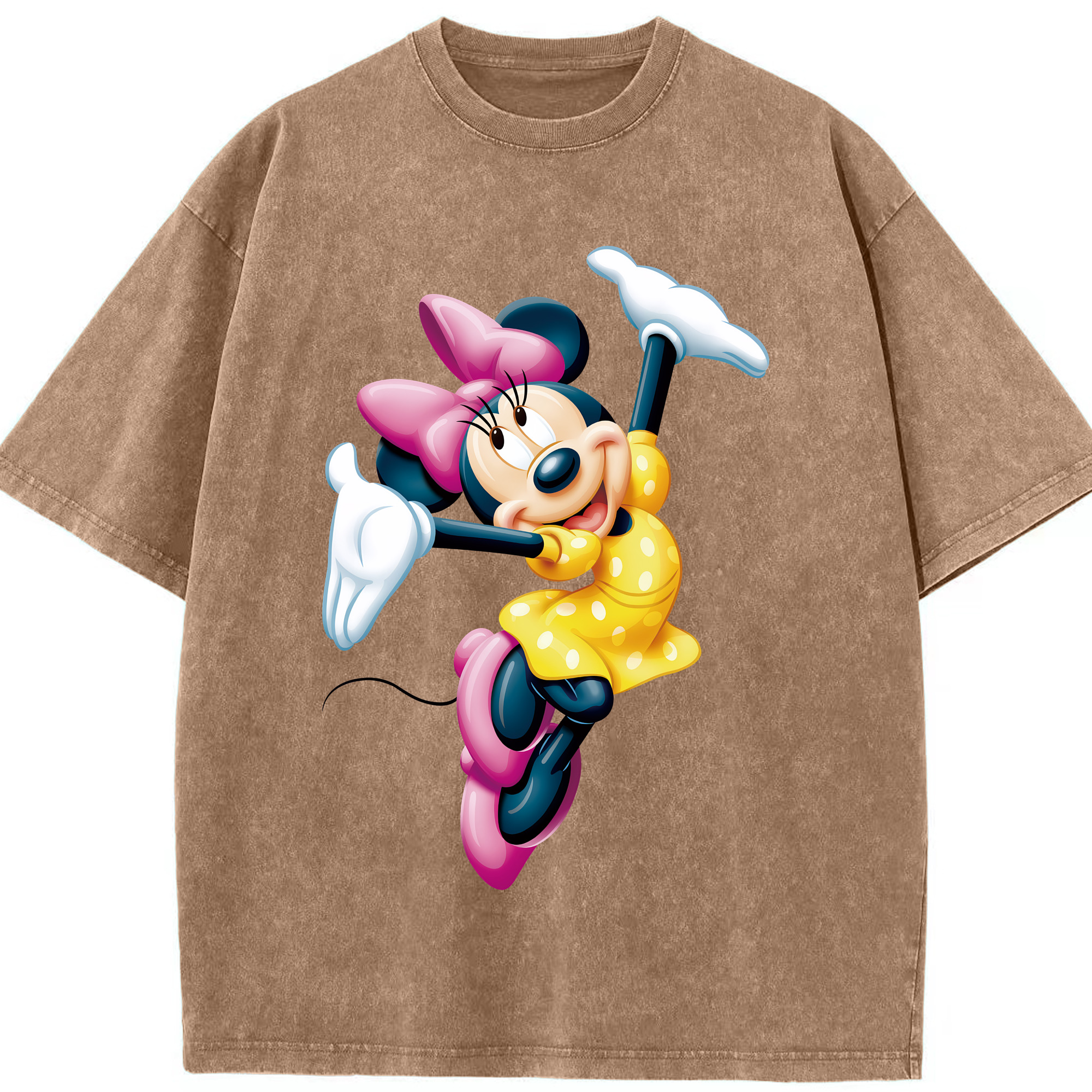（画像用） ミッキーマウス Mickey Mouse 綿100% ヴィンテージ風 半袖Tシャツ（フロントプリント）