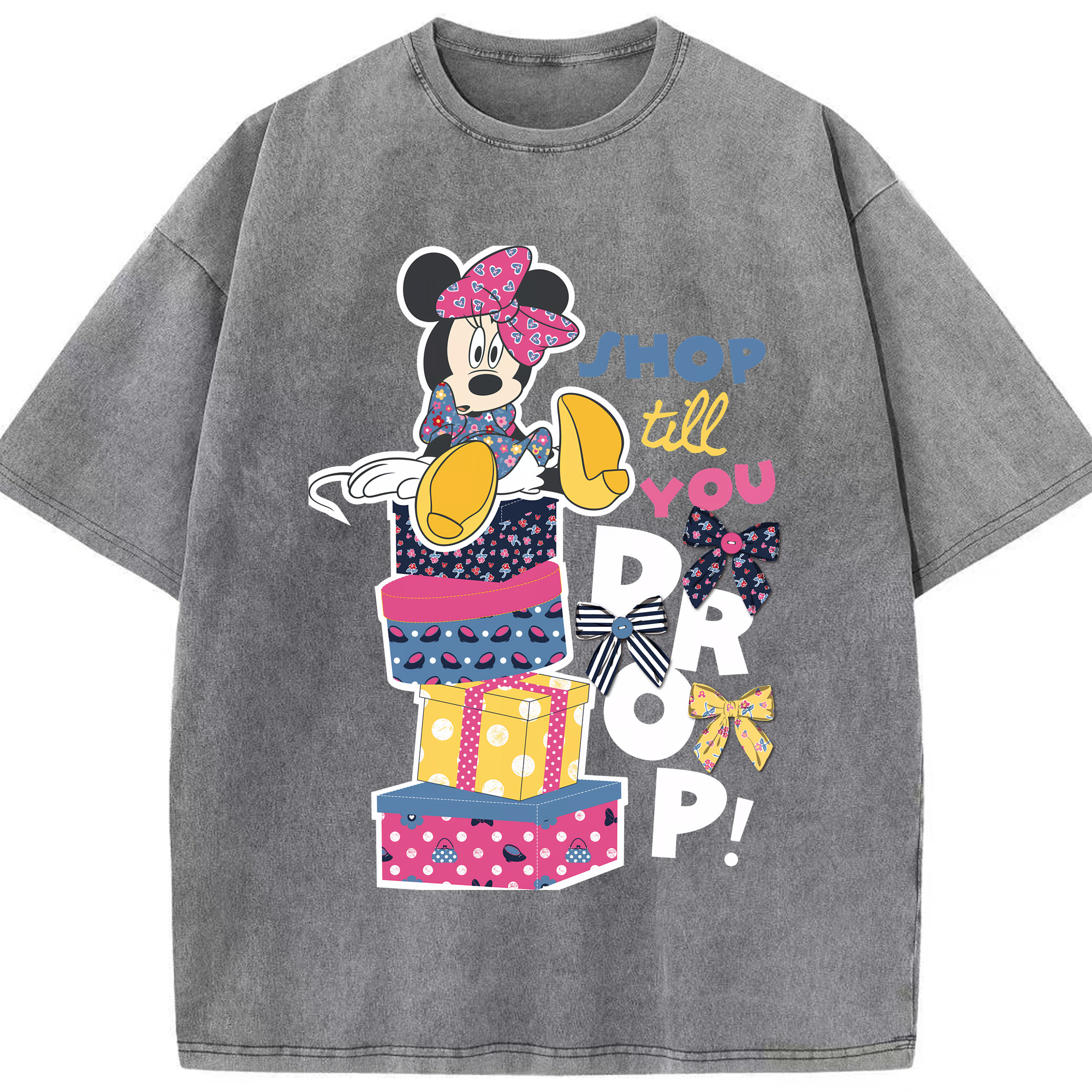 （画像用） ミッキーマウス Mickey Mouse 綿100% ヴィンテージ風 半袖Tシャツ（フロントプリント）