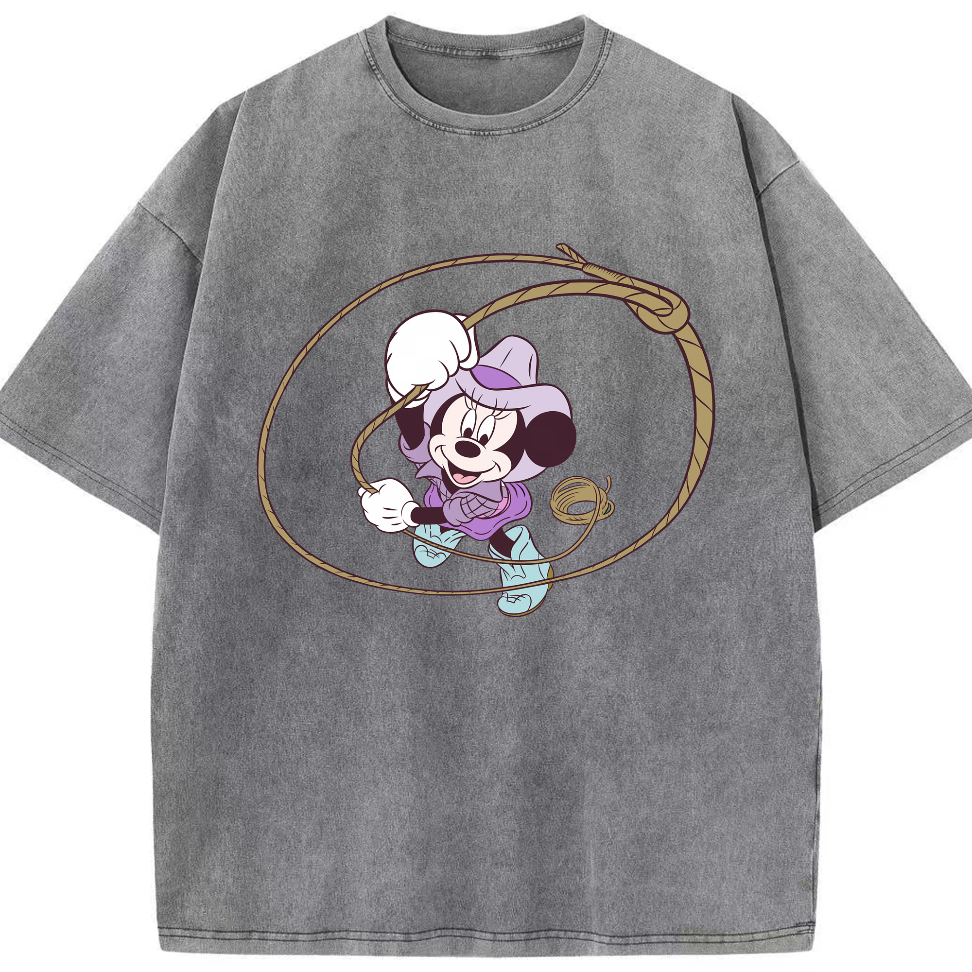 （画像用） ミッキーマウス Mickey Mouse 綿100% ヴィンテージ風 半袖Tシャツ（フロントプリント）