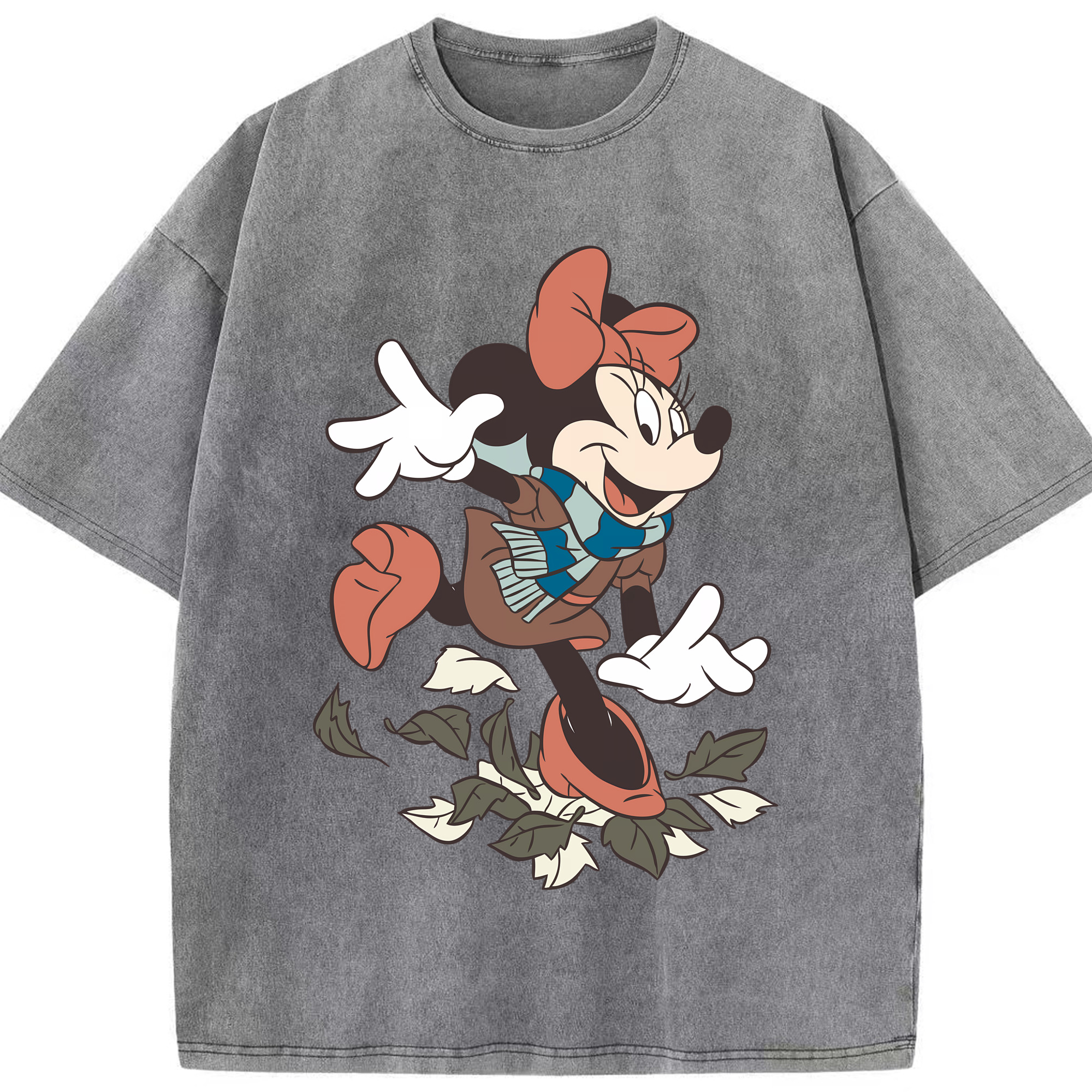 （画像用） ミッキーマウス Mickey Mouse 綿100% ヴィンテージ風 半袖Tシャツ（フロントプリント）