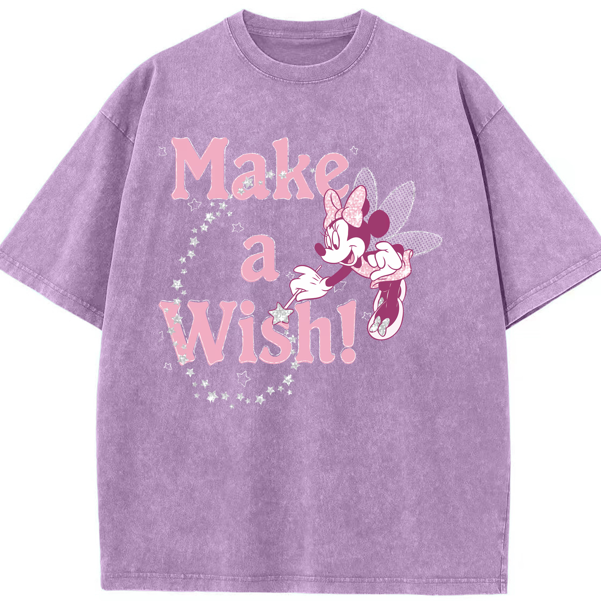 （画像用） ミッキーマウス Mickey Mouse 綿100% ヴィンテージ風 半袖Tシャツ（フロントプリント）