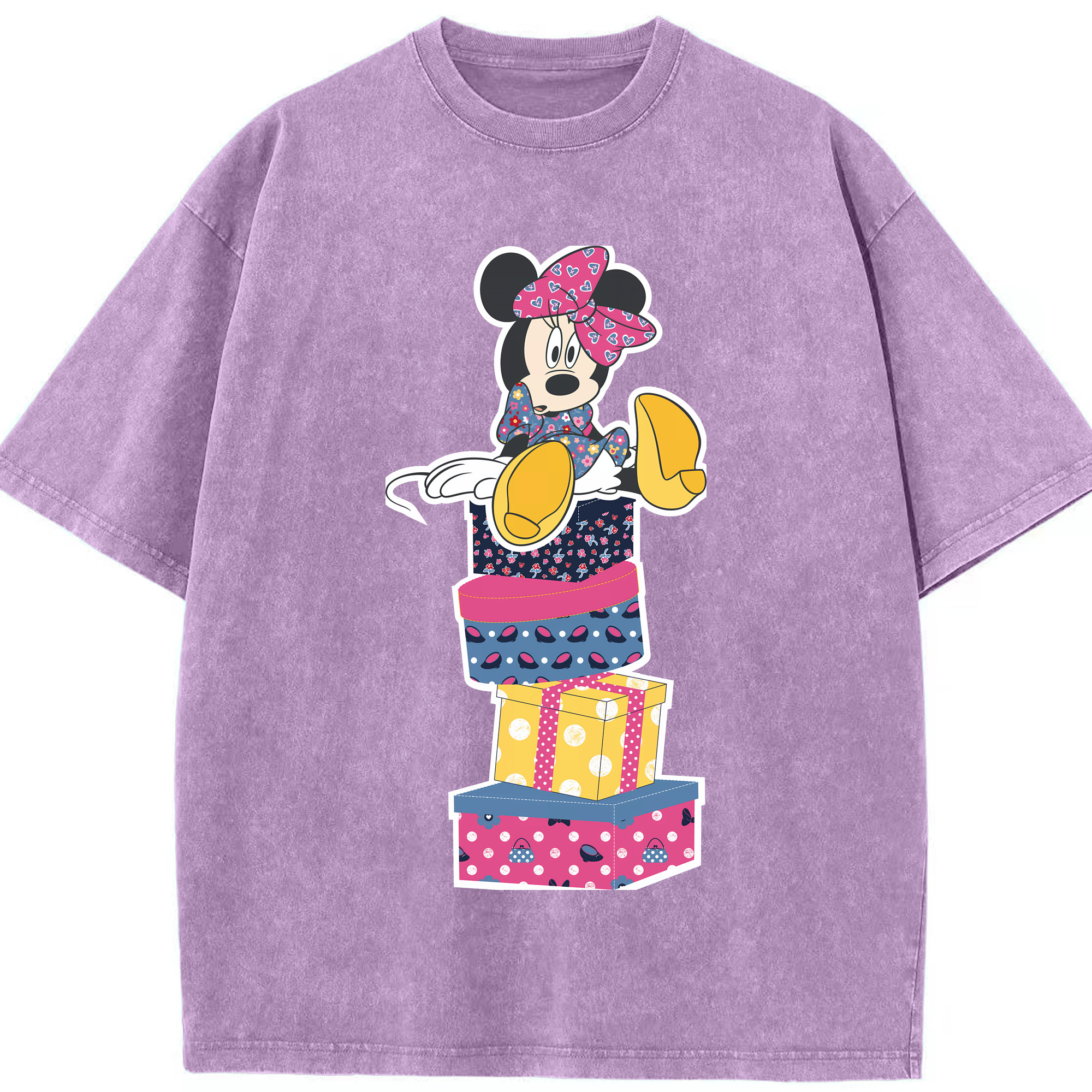 （画像用） ミッキーマウス Mickey Mouse 綿100% ヴィンテージ風 半袖Tシャツ（フロントプリント）