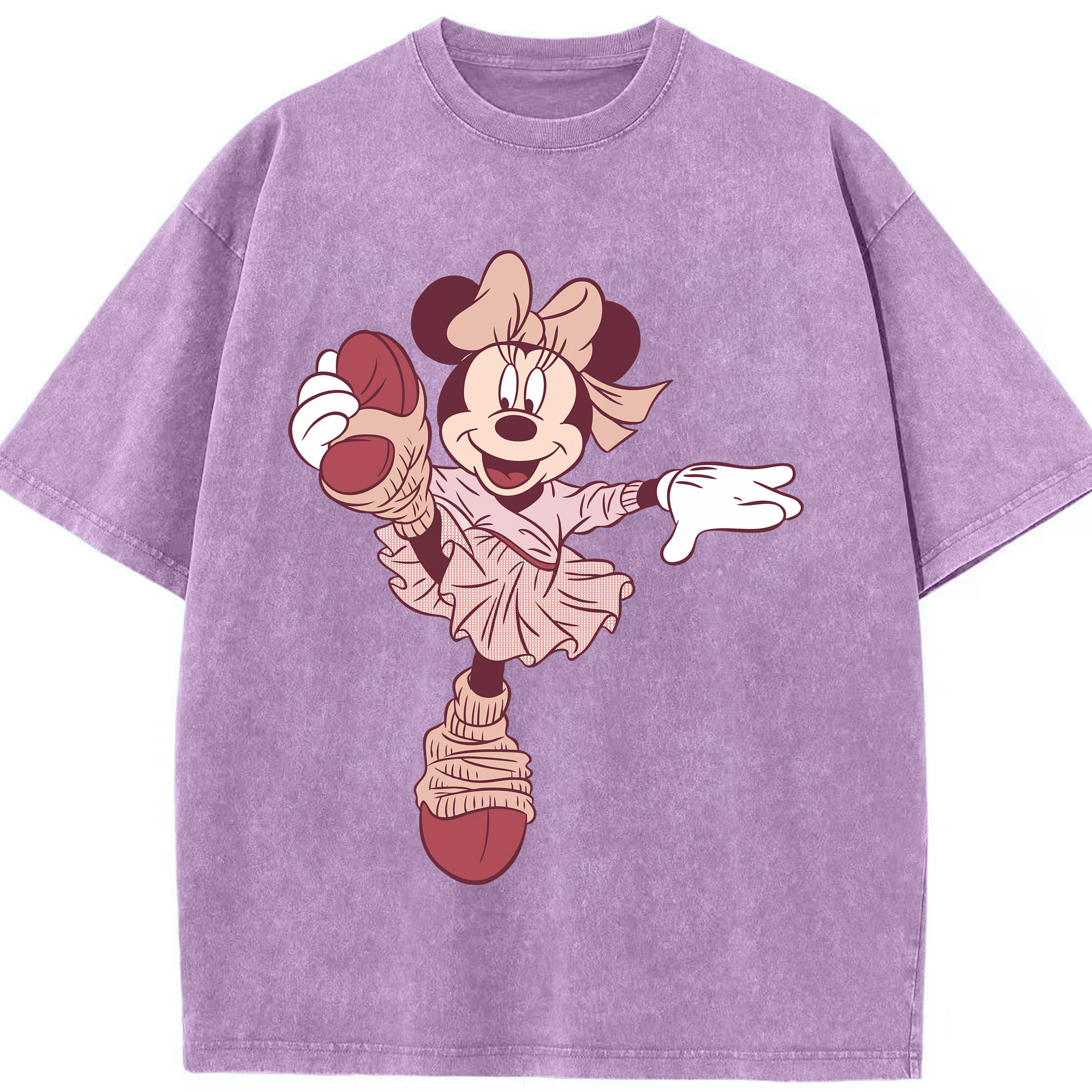 （画像用） ミッキーマウス Mickey Mouse 綿100% ヴィンテージ風 半袖Tシャツ（フロントプリント）