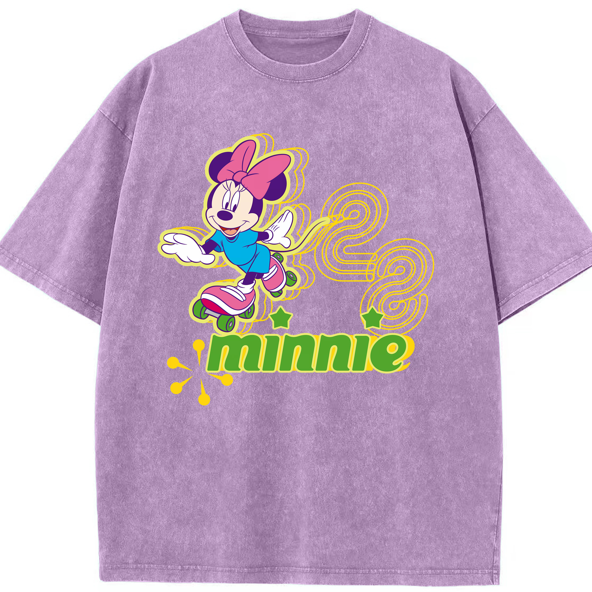 （画像用） ミッキーマウス Mickey Mouse 綿100% ヴィンテージ風 半袖Tシャツ（フロントプリント）