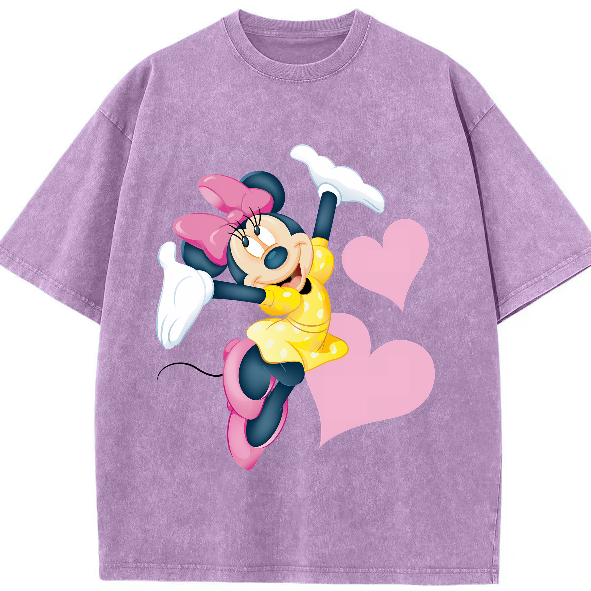 （画像用） ミッキーマウス Mickey Mouse 綿100% ヴィンテージ風 半袖Tシャツ（フロントプリント）