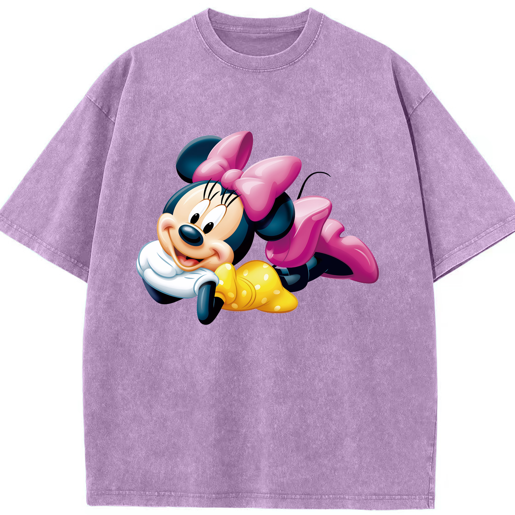（画像用） ミッキーマウス Mickey Mouse 綿100% ヴィンテージ風 半袖Tシャツ（フロントプリント）