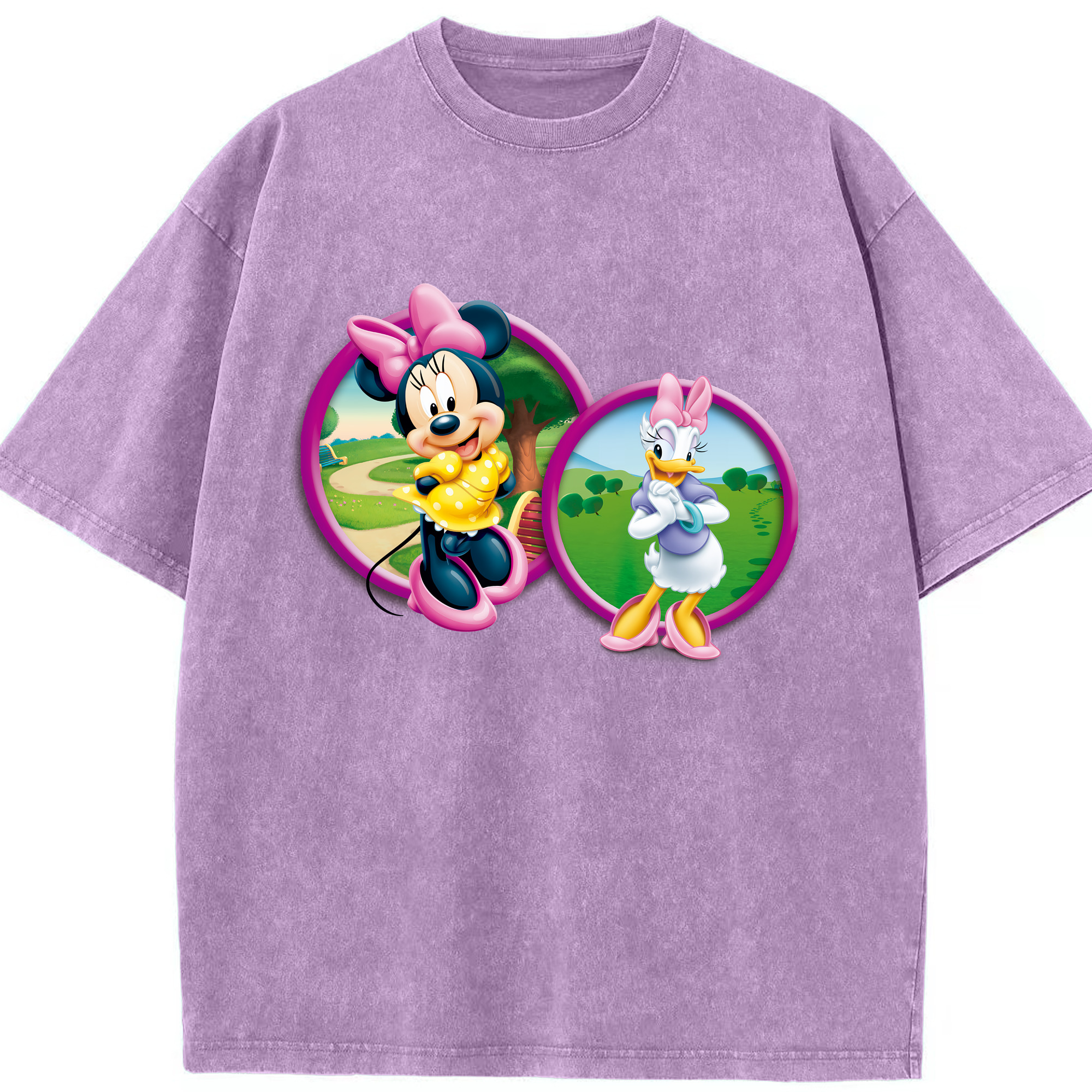 （画像用） ミッキーマウス Mickey Mouse 綿100% ヴィンテージ風 半袖Tシャツ（フロントプリント）
