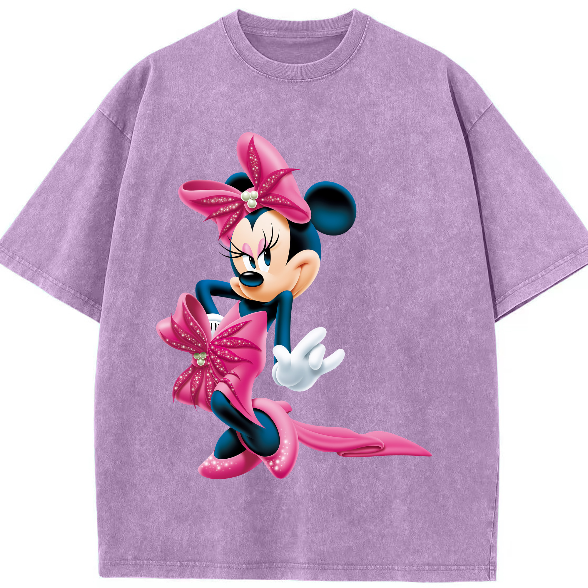（画像用） ミッキーマウス Mickey Mouse 綿100% ヴィンテージ風 半袖Tシャツ（フロントプリント）