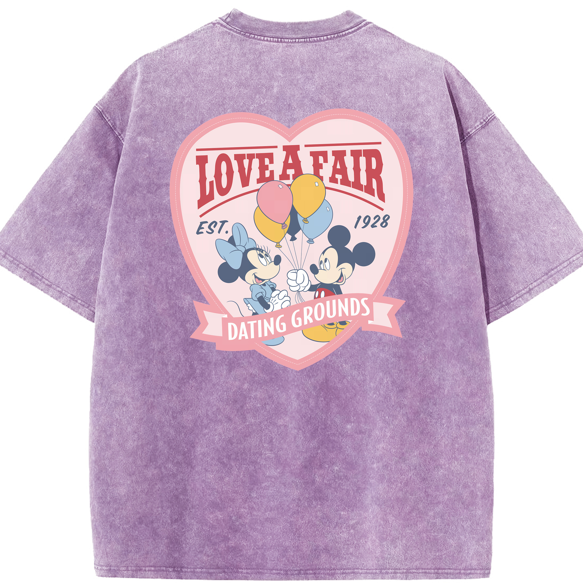 （画像用） ミッキーマウス Mickey Mouse 綿100% ヴィンテージ風 半袖Tシャツ（背面プリント）