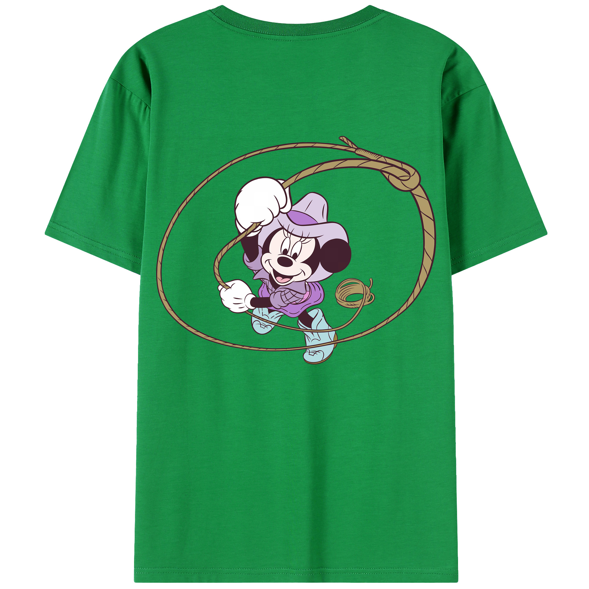 （画像用） ミッキーマウス Mickey Mouse 綿100％ メンズ半袖Tシャツ（バックプリント） 通気性