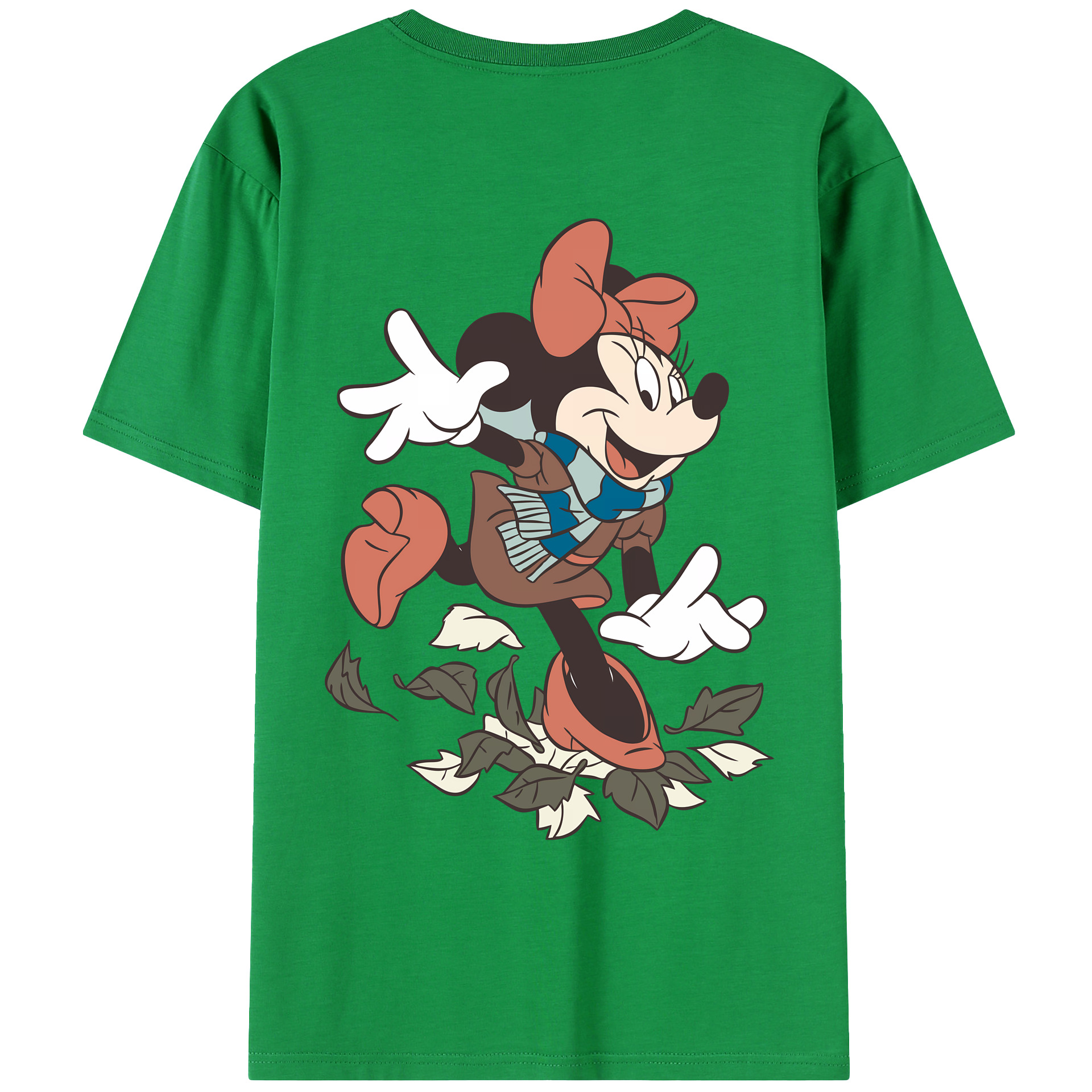 （画像用） ミッキーマウス Mickey Mouse 綿100％ メンズ半袖Tシャツ（バックプリント） 通気性