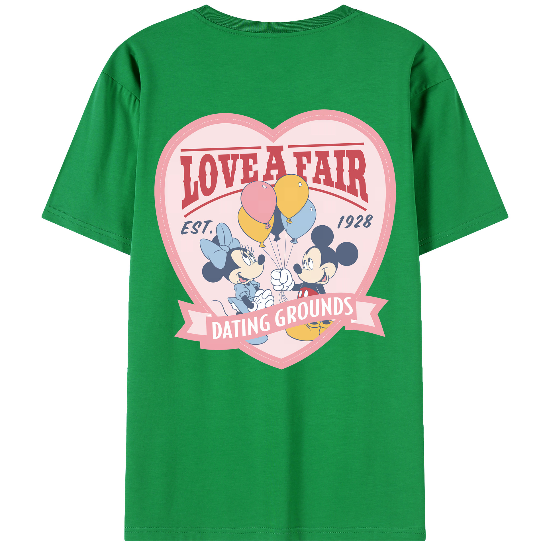（画像用） ミッキーマウス Mickey Mouse 綿100％ メンズ半袖Tシャツ（バックプリント） 通気性