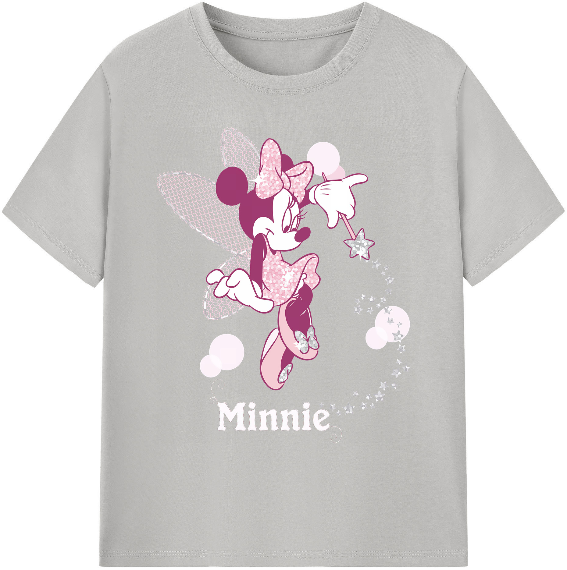 ミッキーマウス Mickey Mouse 綿100％ メンズ半袖Tシャツ｜肌触りやわらか＆通気性