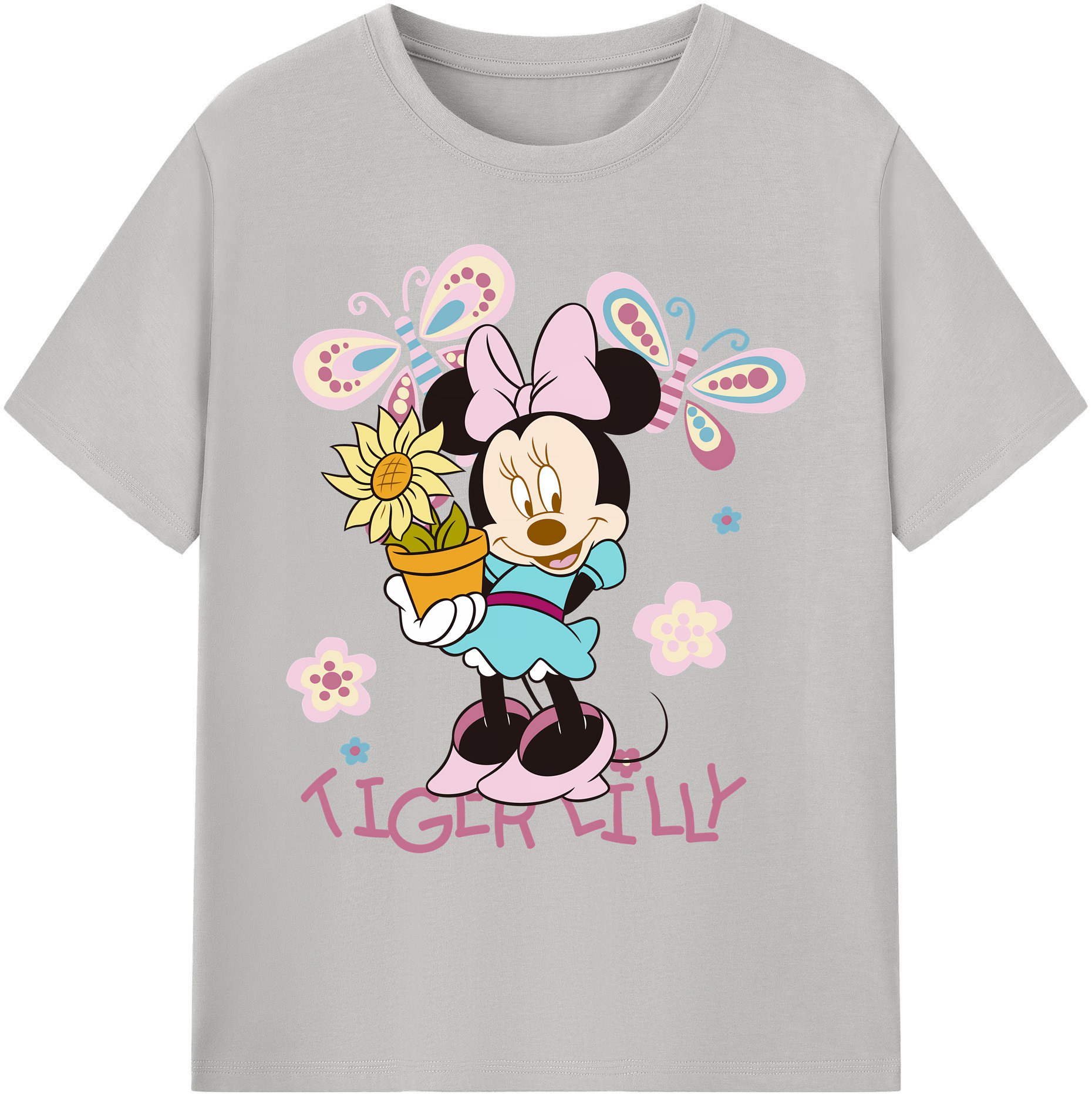 ミッキーマウス Mickey Mouse 綿100％ メンズ半袖Tシャツ｜肌触りやわらか＆通気性