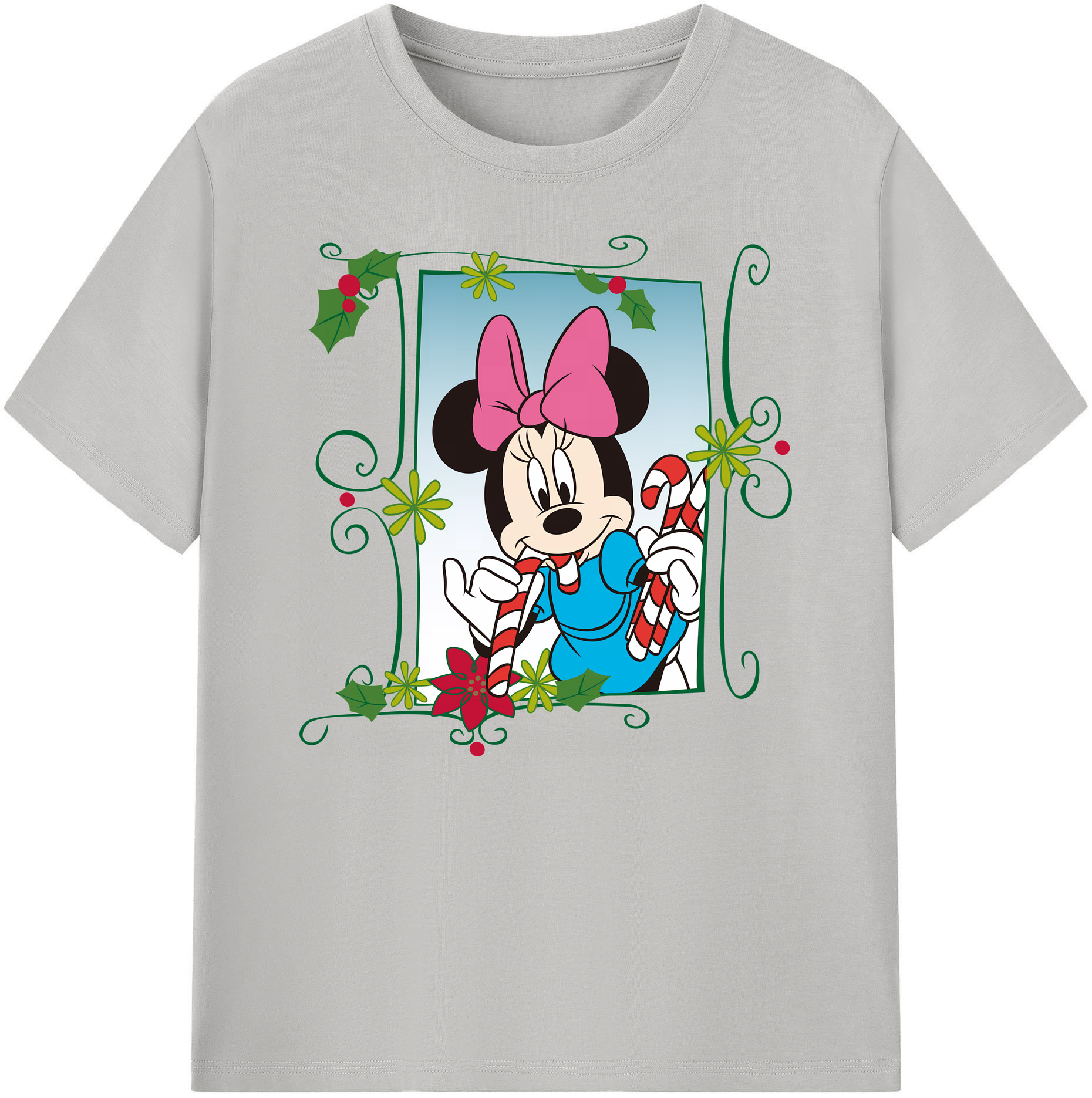 ミッキーマウス Mickey Mouse 綿100％ メンズ半袖Tシャツ｜肌触りやわらか＆通気性