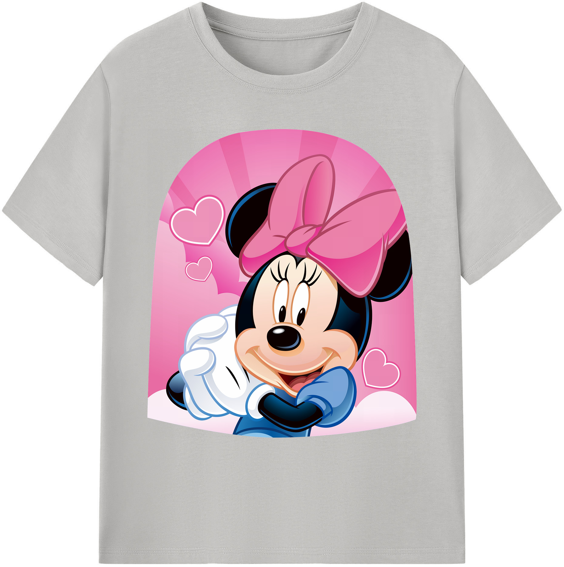 ミッキーマウス Mickey Mouse 綿100％ メンズ半袖Tシャツ｜肌触りやわらか＆通気性