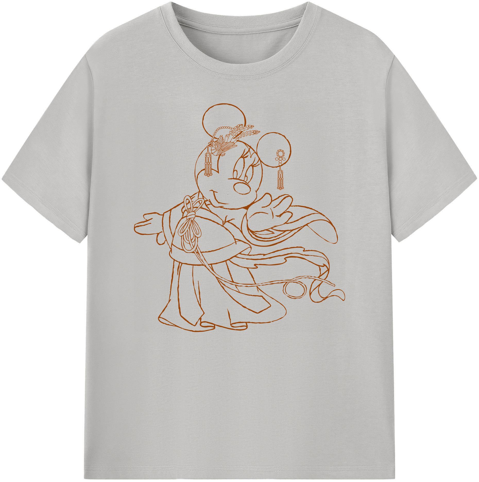 ミッキーマウス Mickey Mouse 綿100％ メンズ半袖Tシャツ｜肌触りやわらか＆通気性