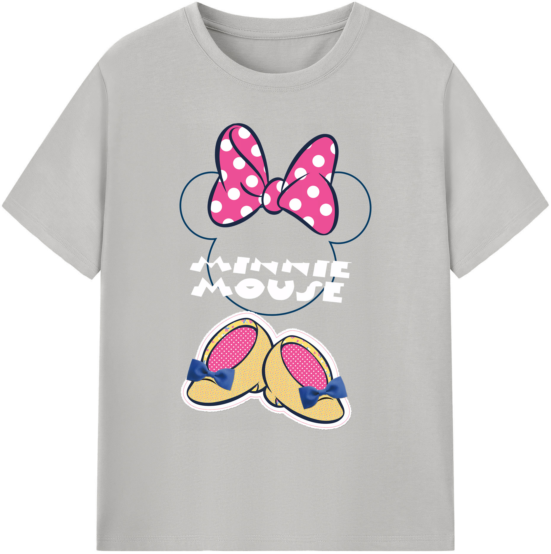 ミッキーマウス Mickey Mouse 綿100％ メンズ半袖Tシャツ｜肌触りやわらか＆通気性