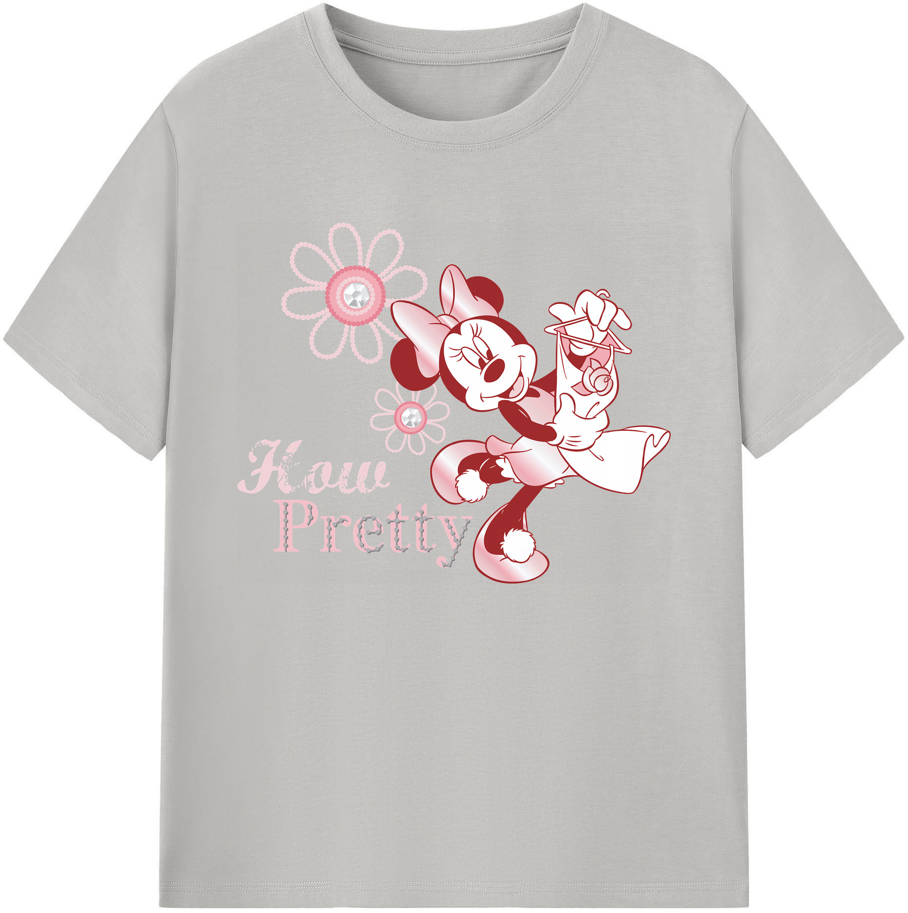 ミッキーマウス Mickey Mouse 綿100％ メンズ半袖Tシャツ｜肌触りやわらか＆通気性