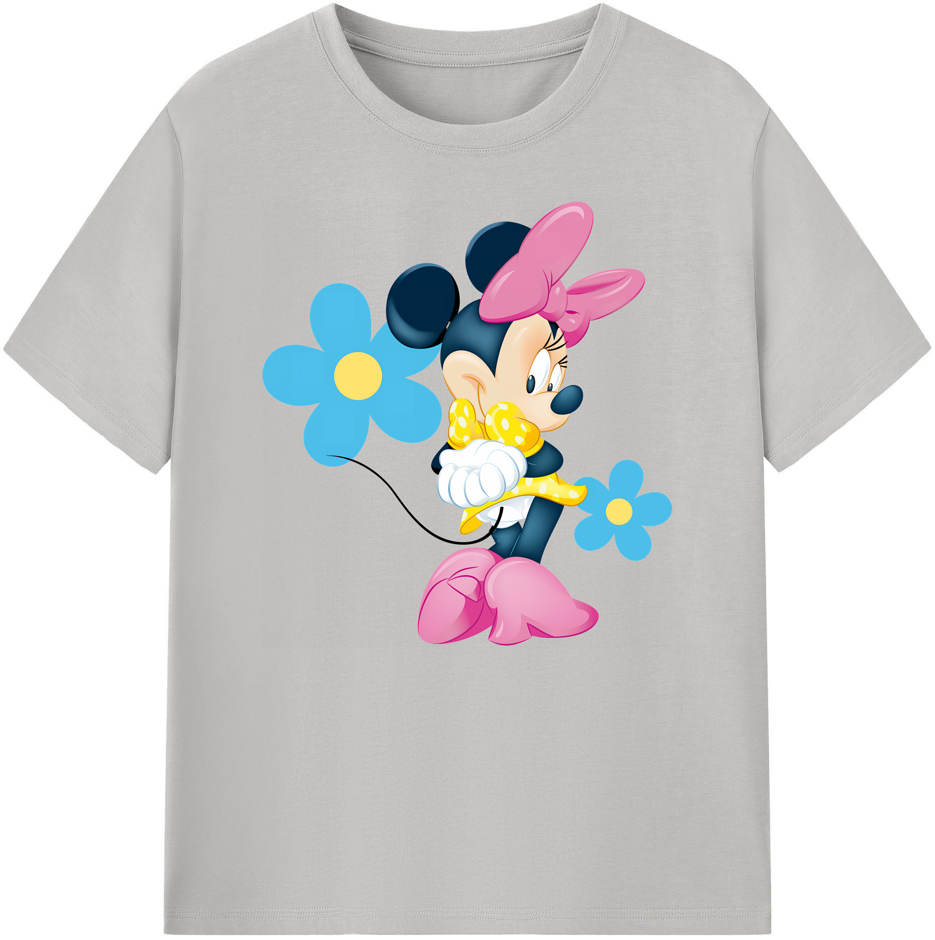 ミッキーマウス Mickey Mouse 綿100％ メンズ半袖Tシャツ｜肌触りやわらか＆通気性