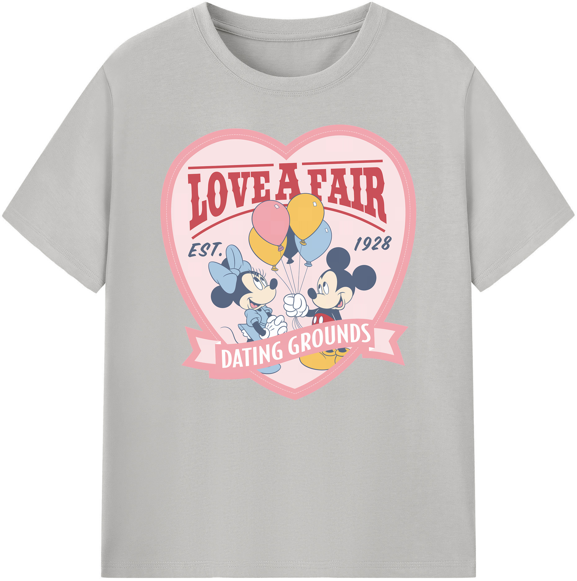 ミッキーマウス Mickey Mouse 綿100％ メンズ半袖Tシャツ｜肌触りやわらか＆通気性