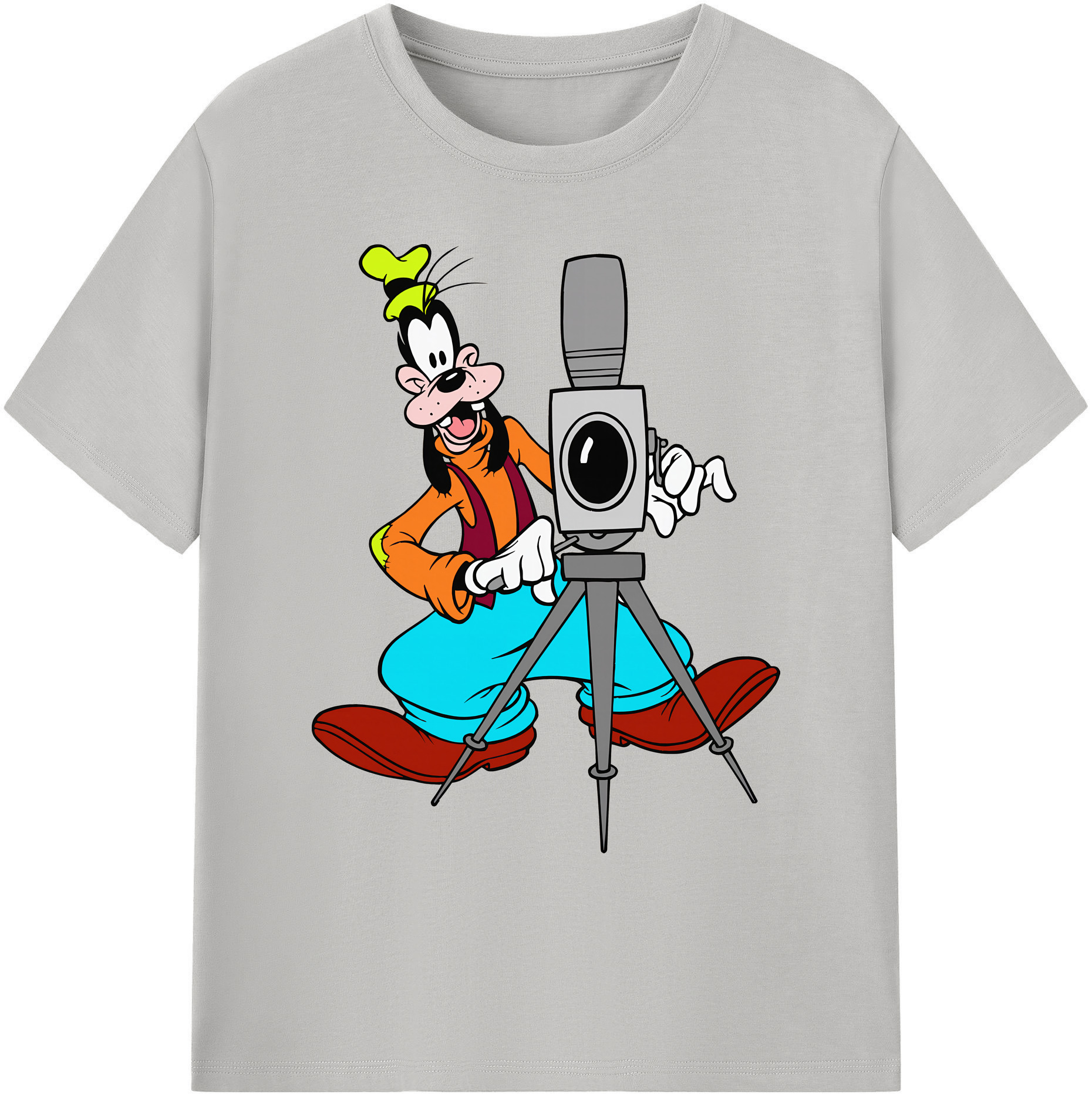 ミッキーマウス Mickey Mouse 綿100％ メンズ半袖Tシャツ｜肌触りやわらか＆通気性