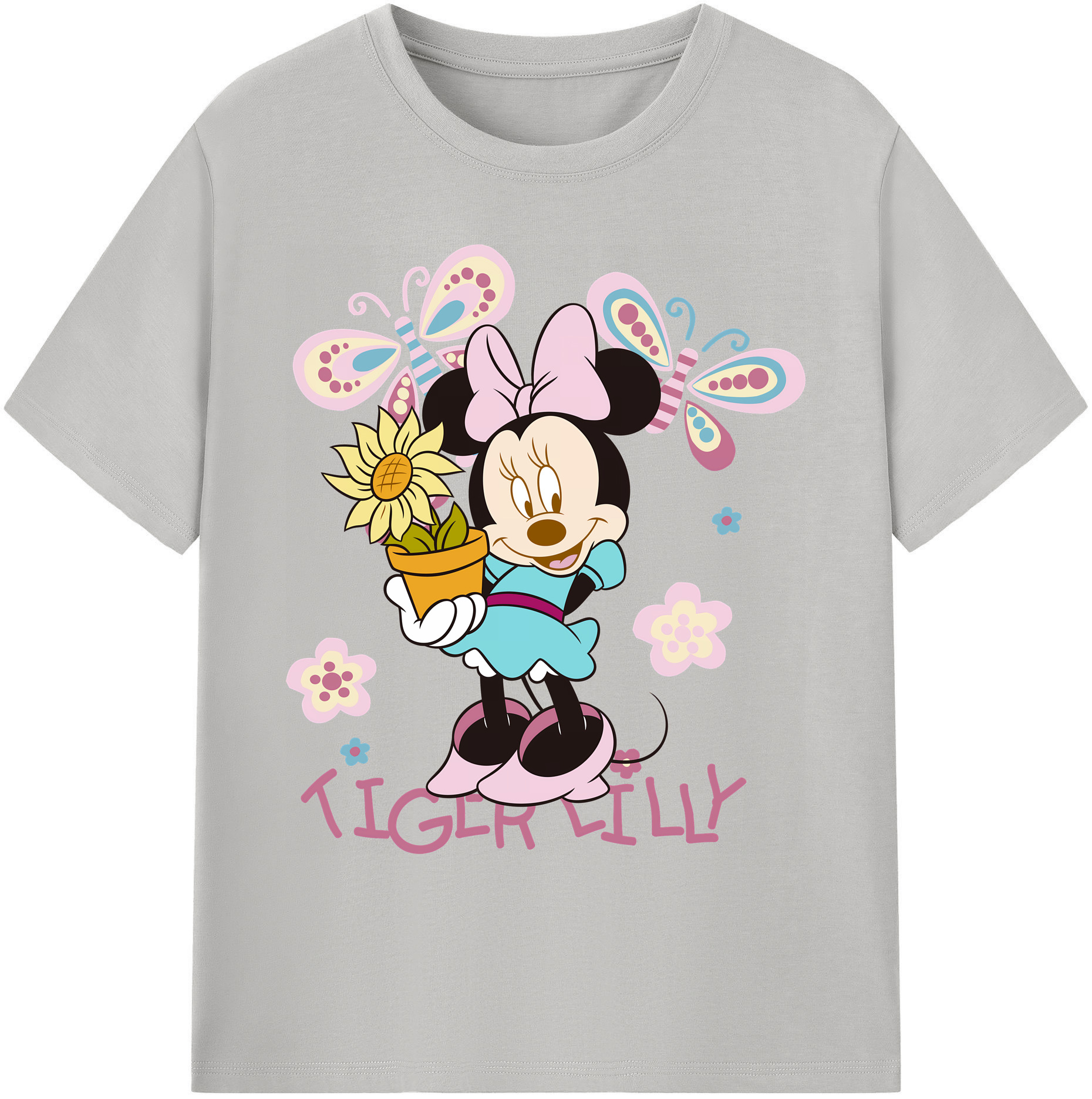 ミッキーマウス Mickey Mouse 綿100％ メンズ半袖Tシャツ｜肌触りやわらか＆通気性