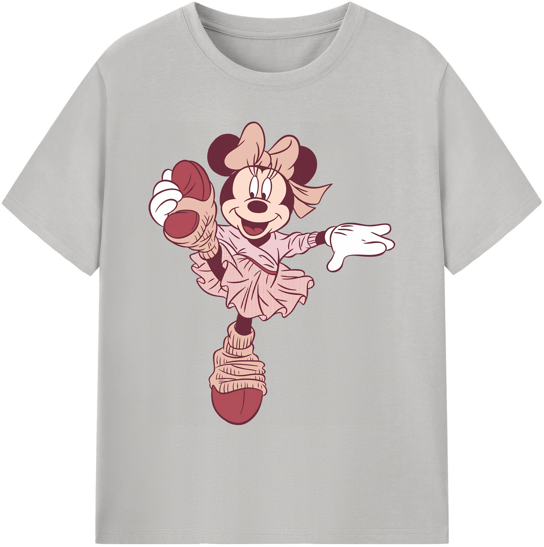 ミッキーマウス Mickey Mouse 綿100％ メンズ半袖Tシャツ｜肌触りやわらか＆通気性