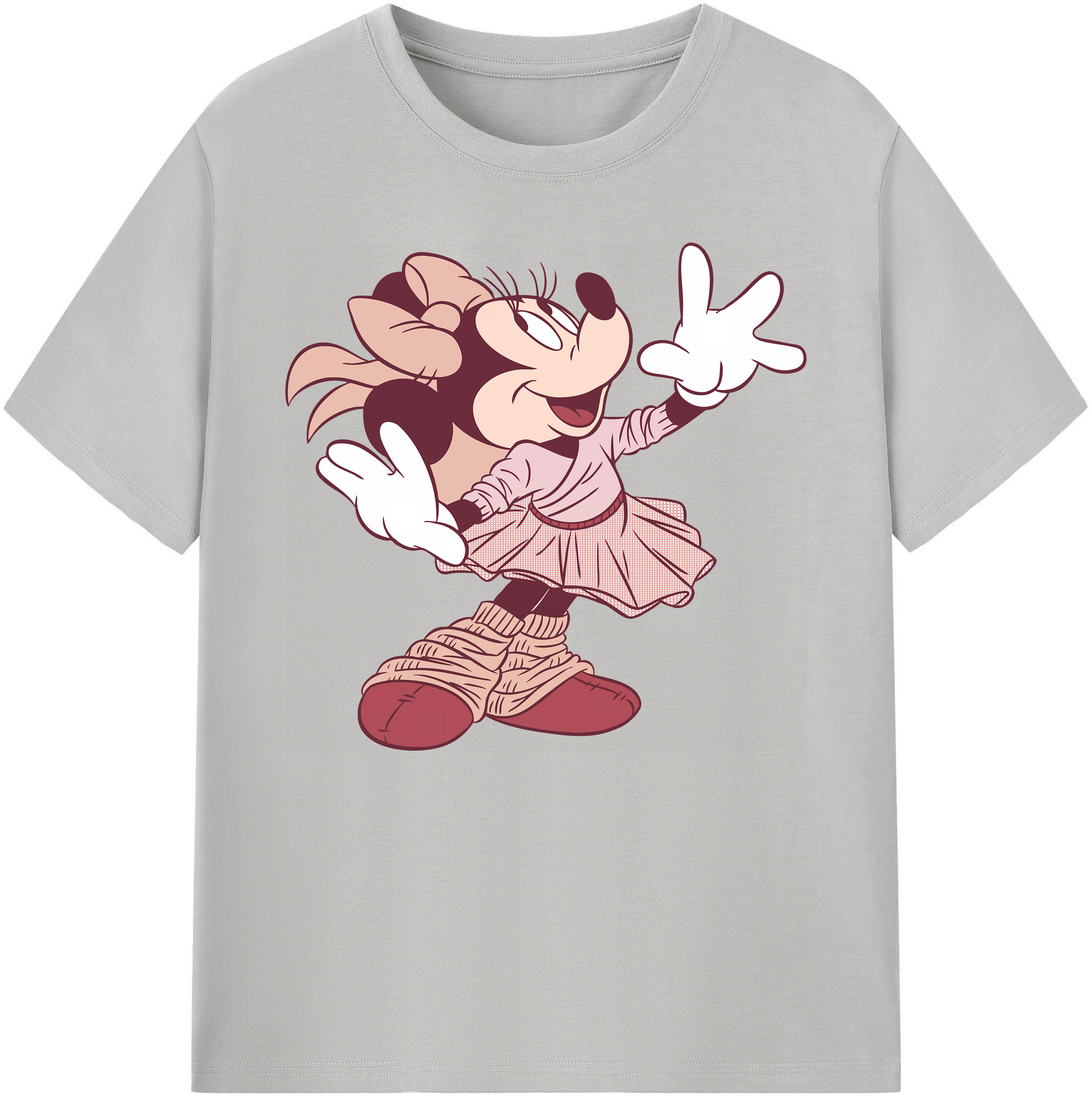 ミッキーマウス Mickey Mouse 綿100％ メンズ半袖Tシャツ｜肌触りやわらか＆通気性