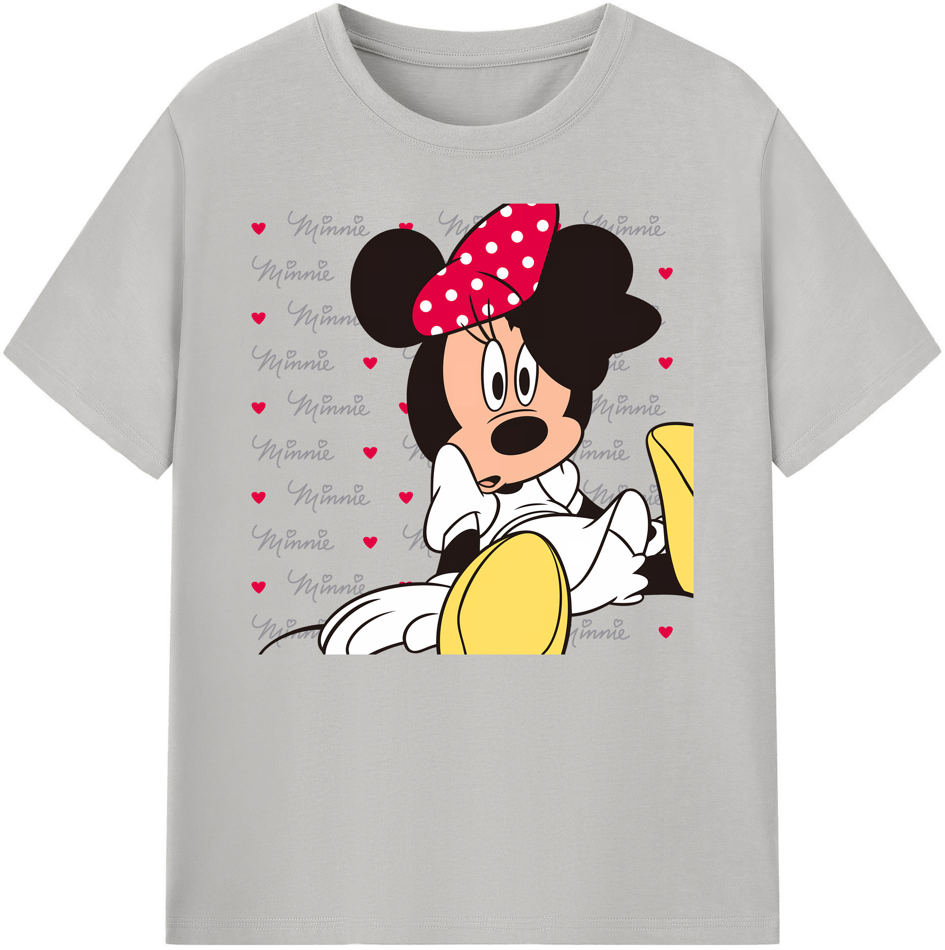 ミッキーマウス Mickey Mouse 綿100％ メンズ半袖Tシャツ｜肌触りやわらか＆通気性