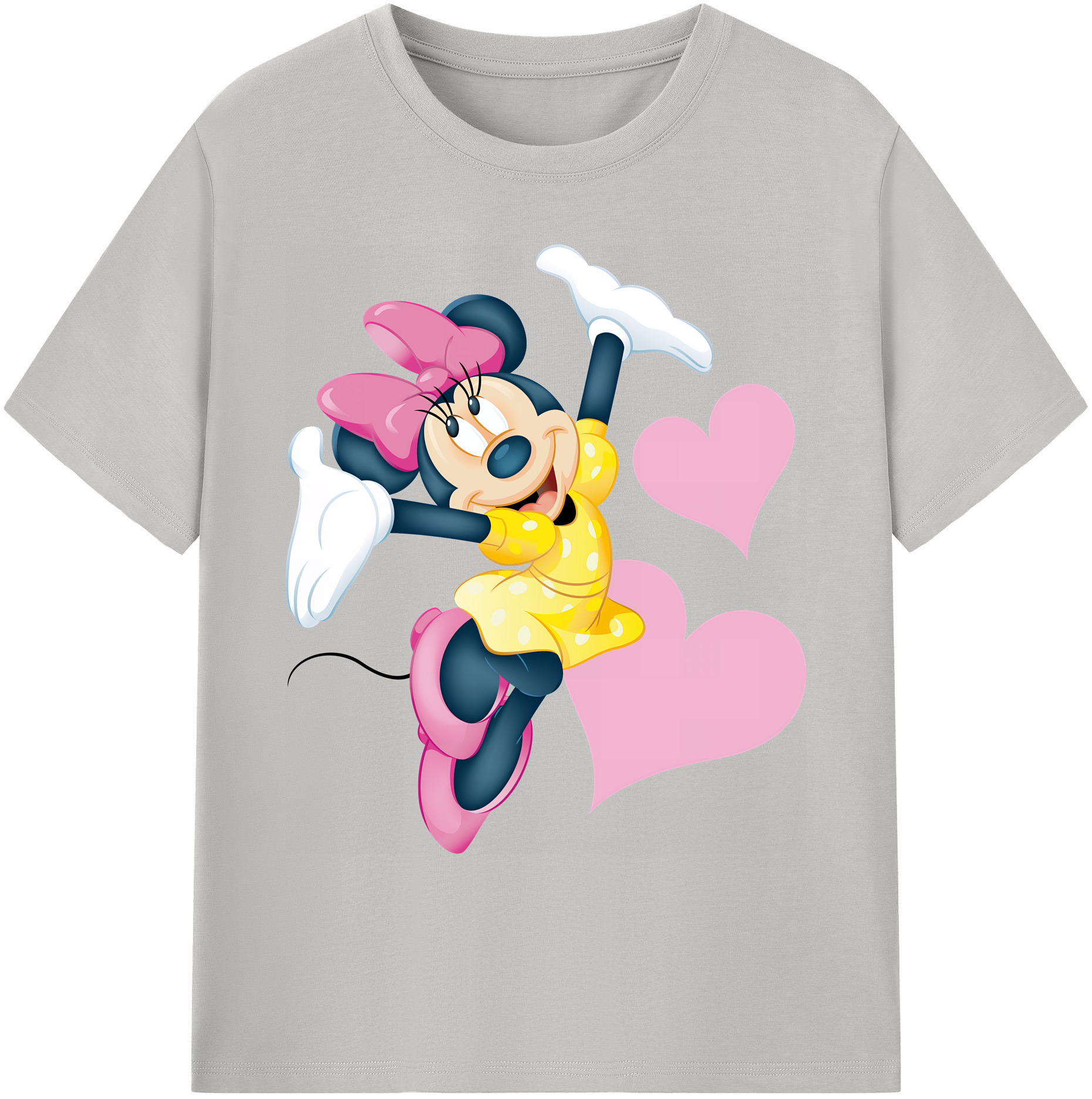 ミッキーマウス Mickey Mouse 綿100％ メンズ半袖Tシャツ｜肌触りやわらか＆通気性