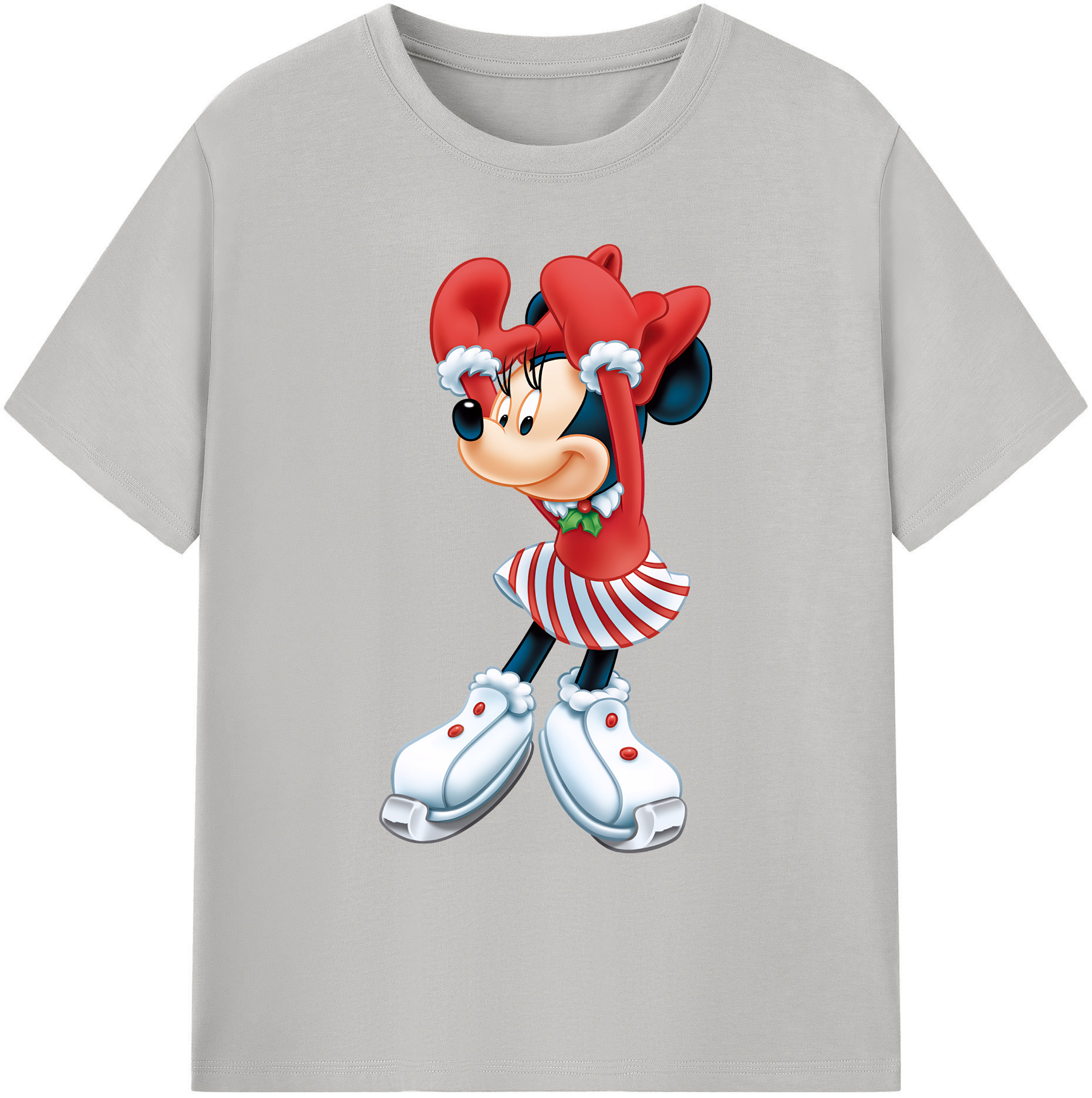 ミッキーマウス Mickey Mouse 綿100％ メンズ半袖Tシャツ｜肌触りやわらか＆通気性