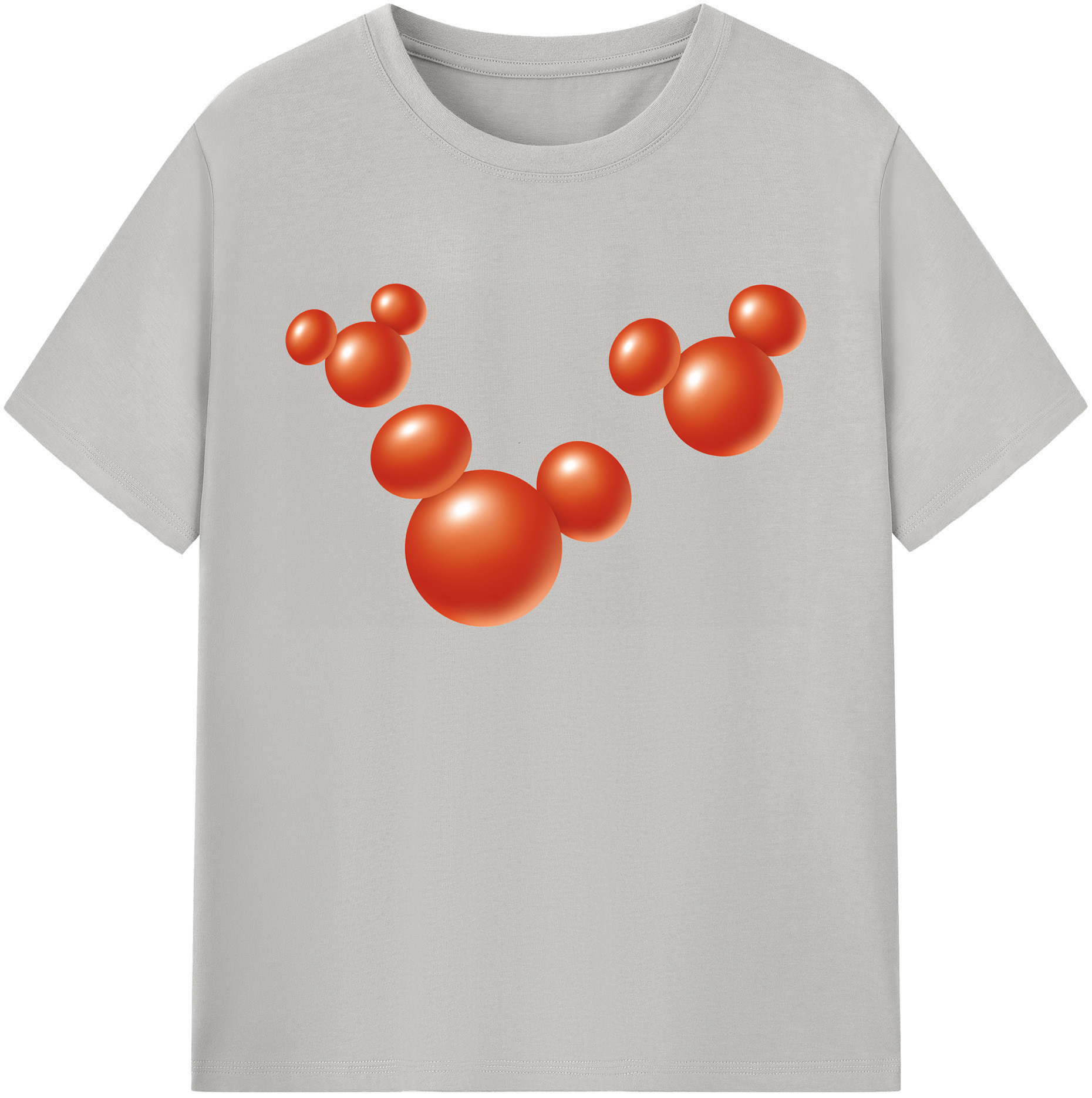 ミッキーマウス Mickey Mouse 綿100％ メンズ半袖Tシャツ｜肌触りやわらか＆通気性