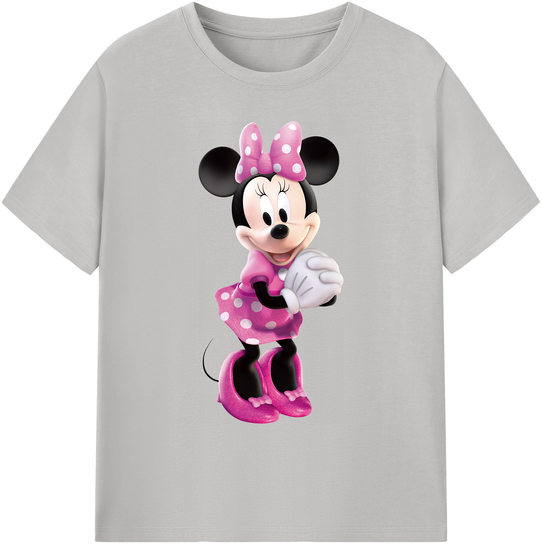 ミッキーマウス Mickey Mouse 綿100％ メンズ半袖Tシャツ｜肌触りやわらか＆通気性