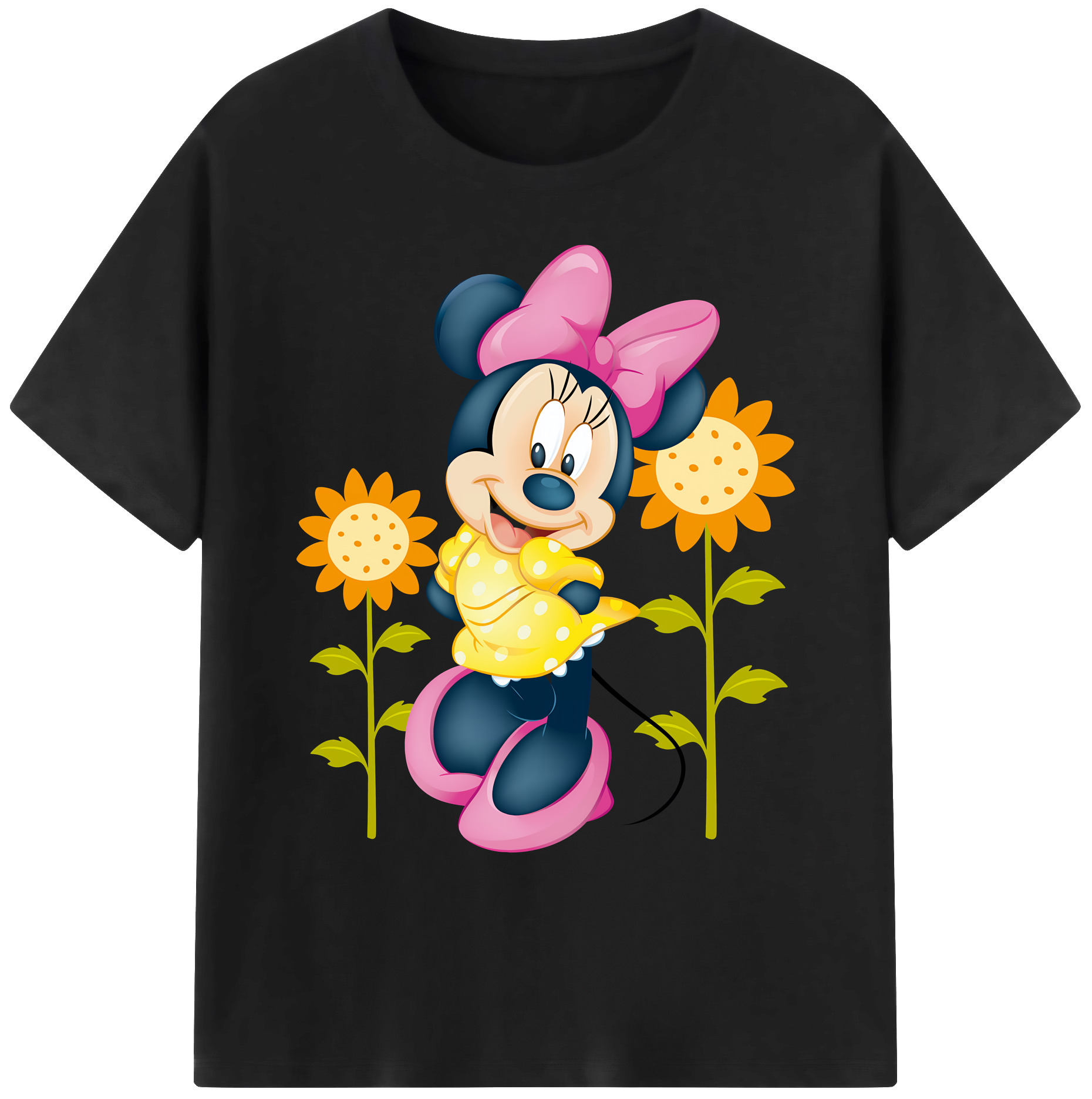 ミッキーマウス Mickey Mouse 綿100％ メンズ半袖Tシャツ｜肌触りやわらか＆通気性