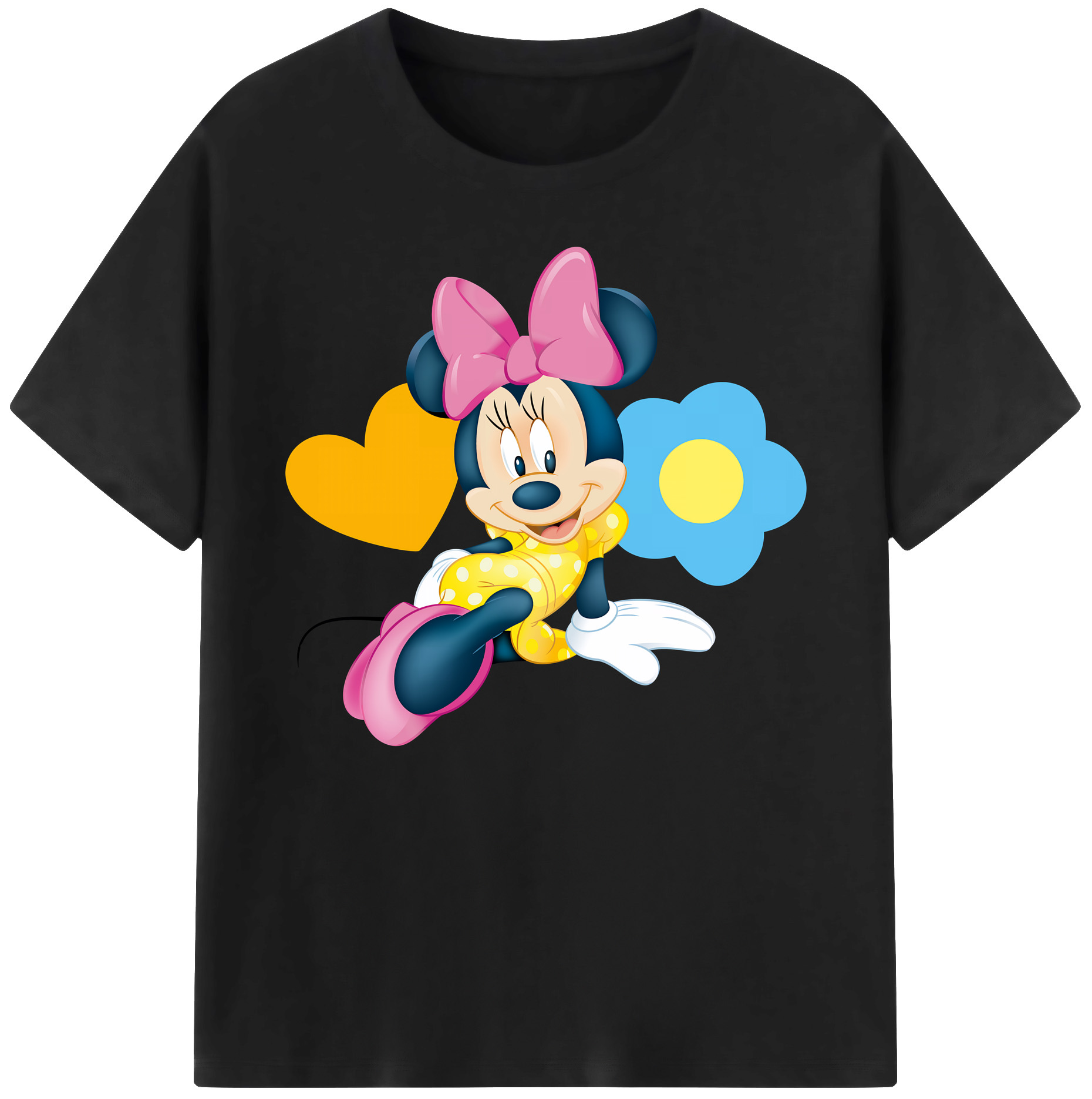 ミッキーマウス Mickey Mouse 綿100％ メンズ半袖Tシャツ｜肌触りやわらか＆通気性