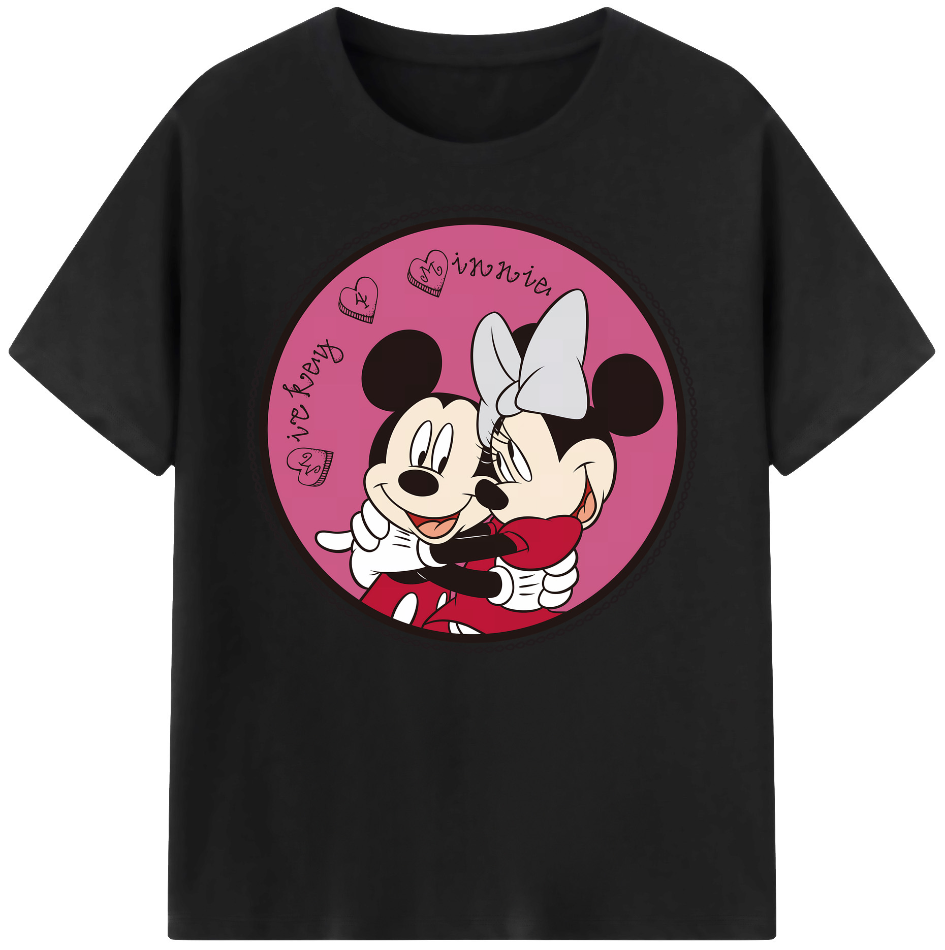 ミッキーマウス Mickey Mouse 綿100％ メンズ半袖Tシャツ｜肌触りやわらか＆通気性